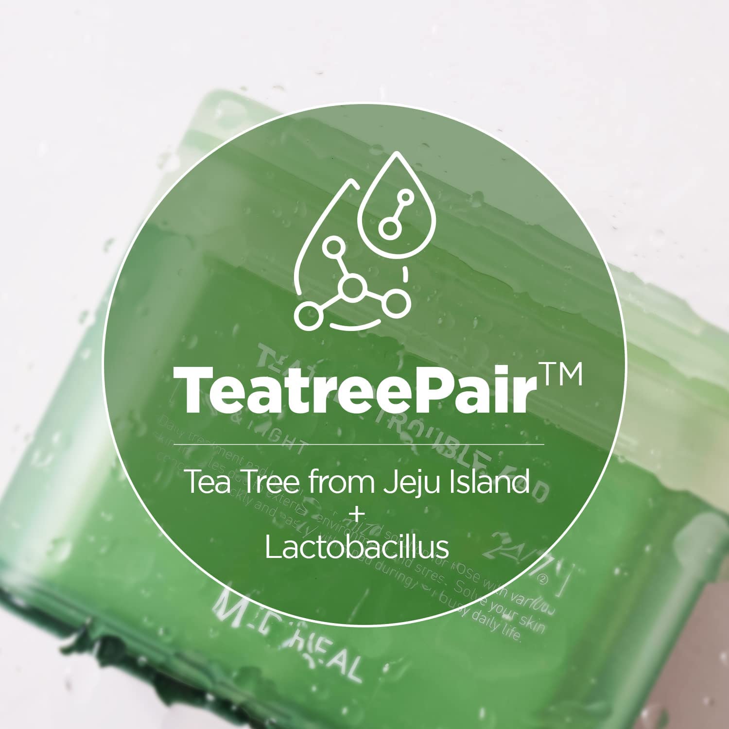 MEDIHEAL Teatree Trouble Facial Toner Pads with Tea Tree & Lactobacillus