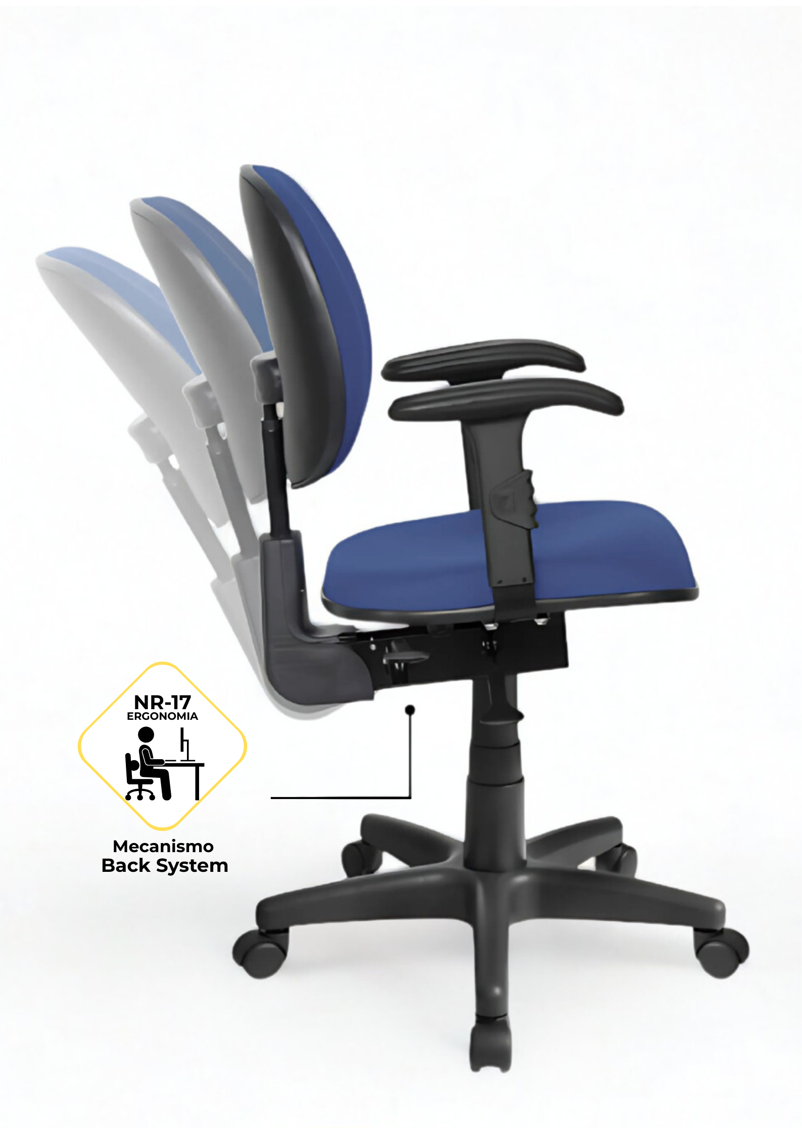 Cadeira Funcional Secretária