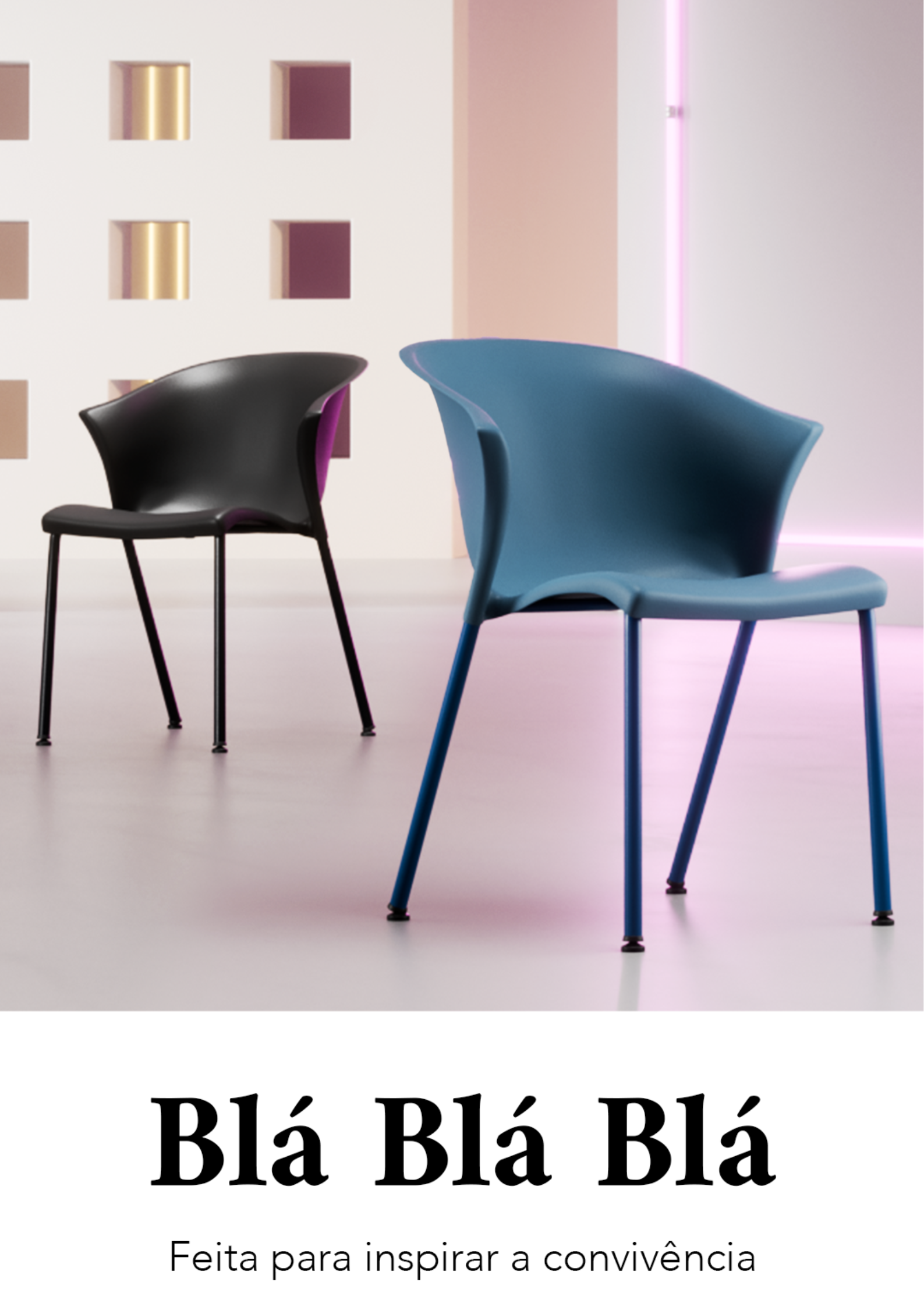 Cadeira Blá Blá Blá
