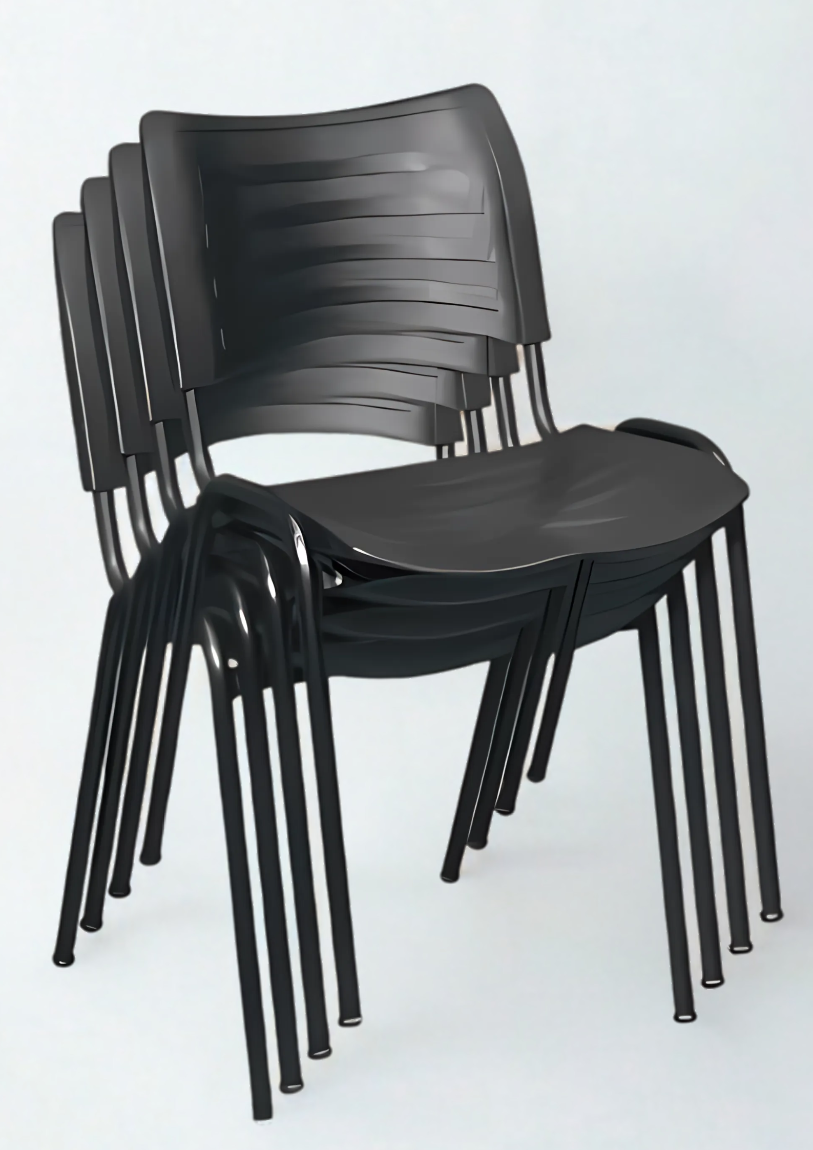 Cadeira Turim Fixa Preta