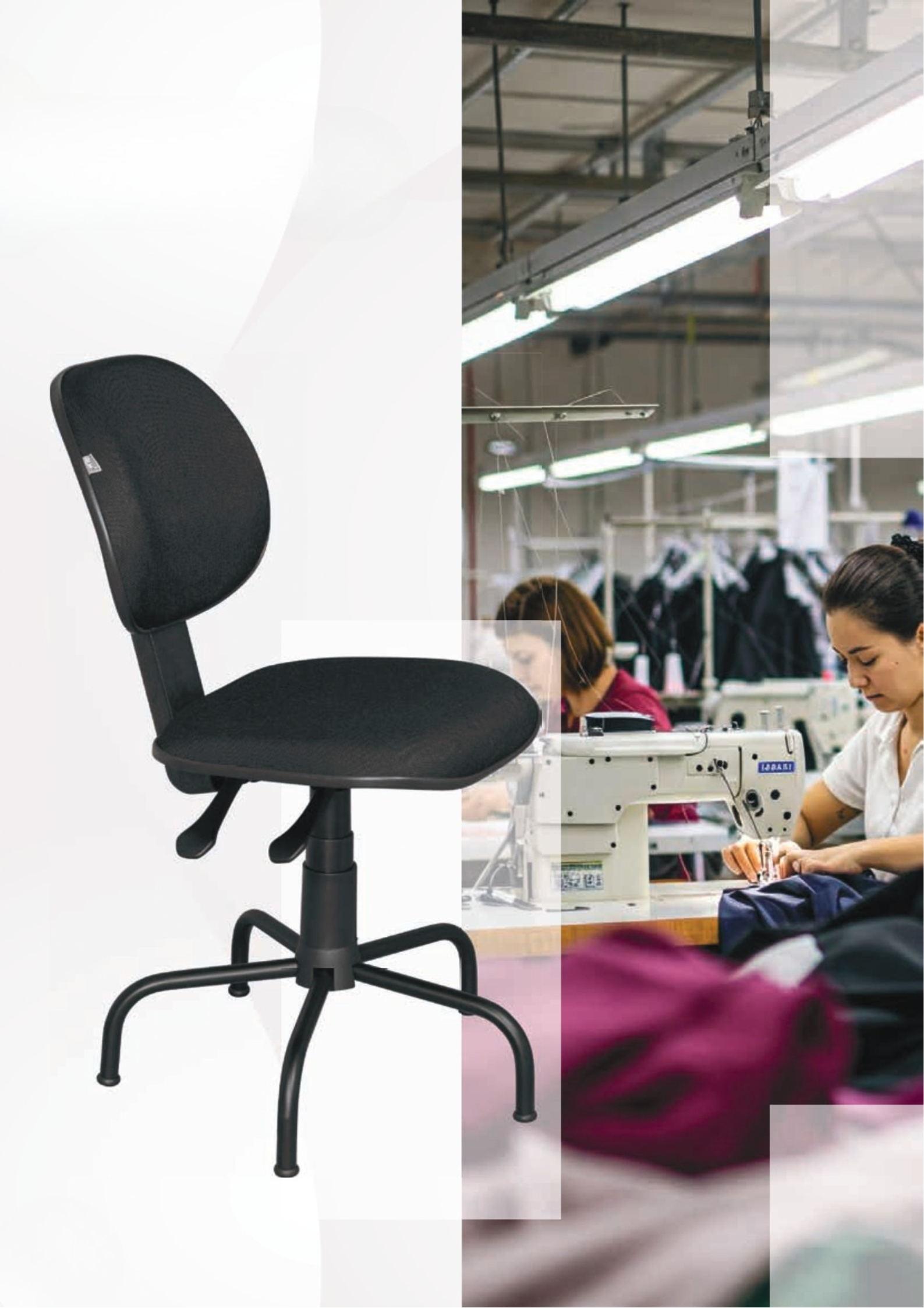 Cadeira Costureira Executiva BackSystem