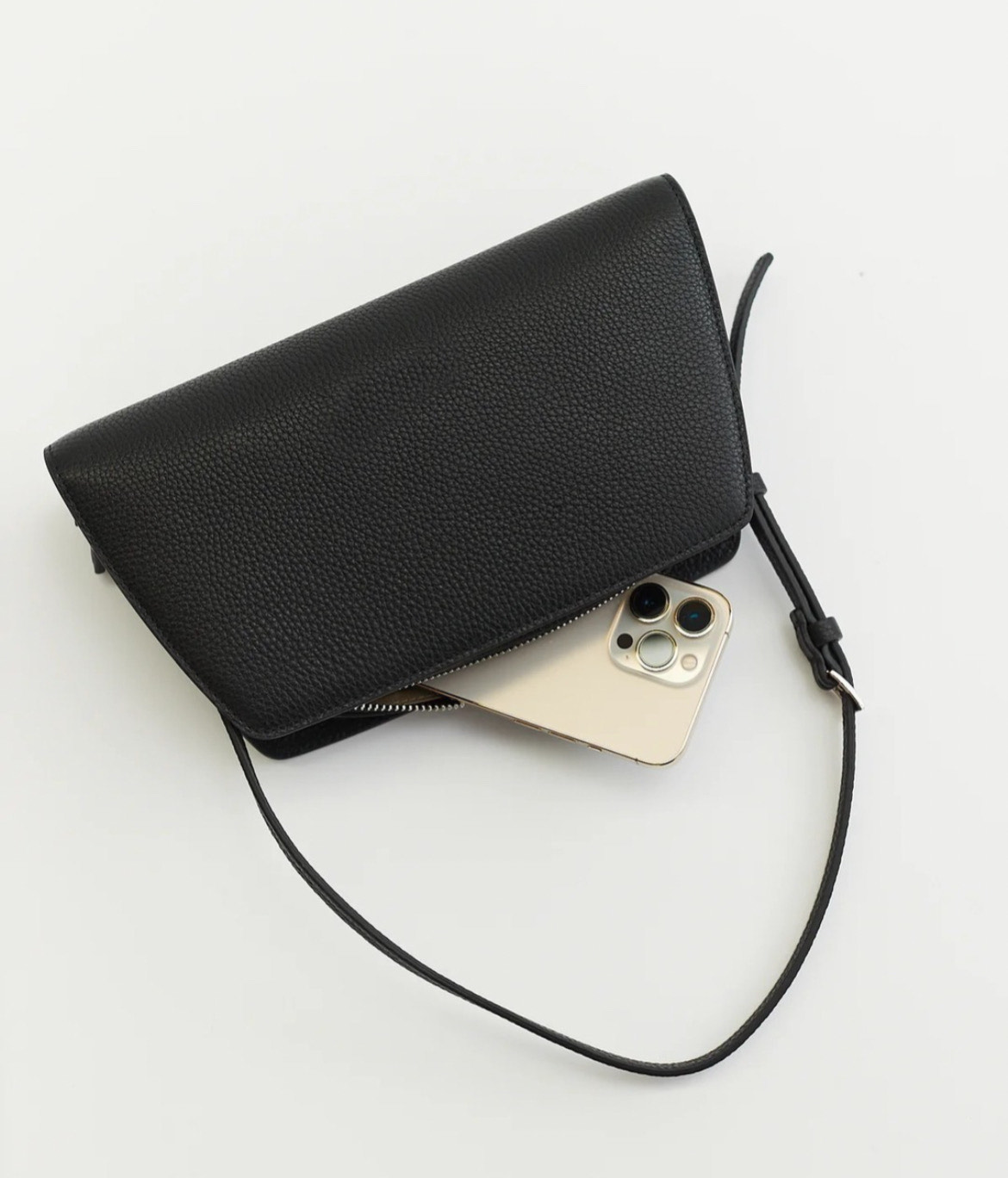Half Moon Black Bag