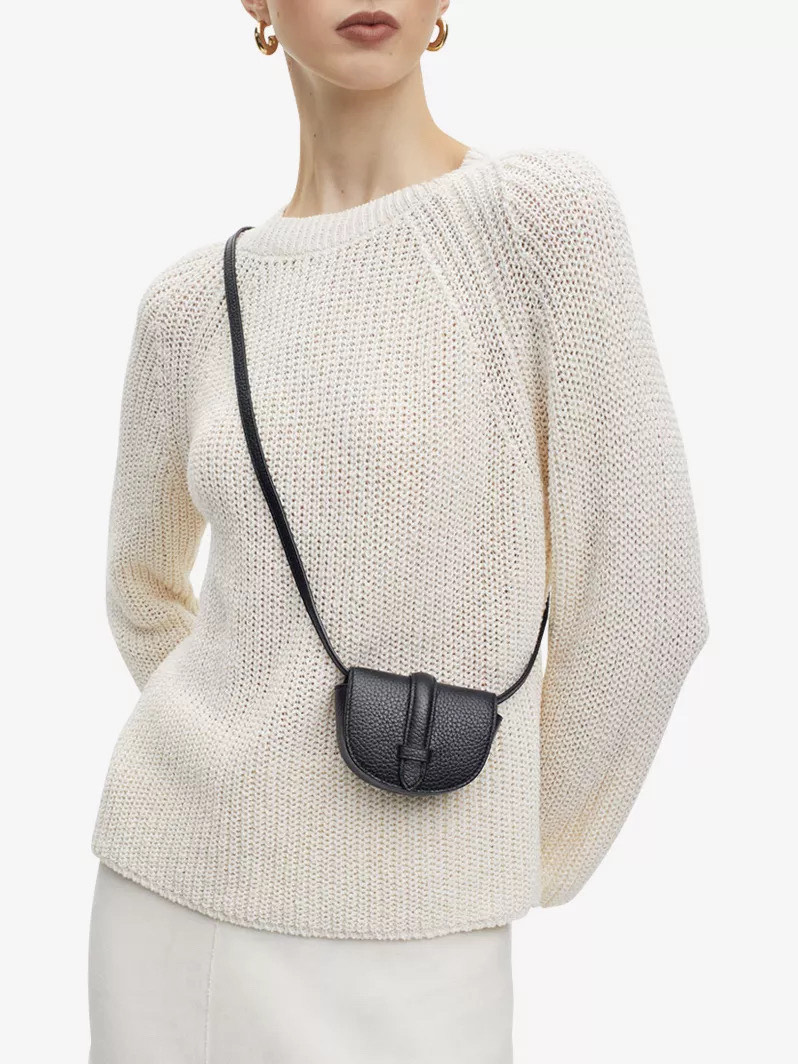  Micro Crossbody Black Bag