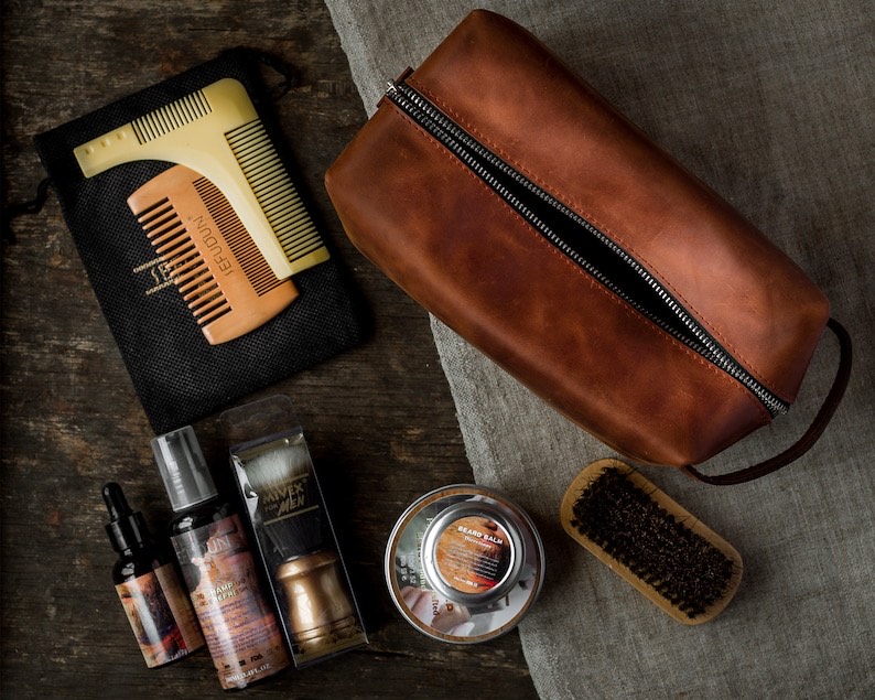 Leather Toiletry Kit