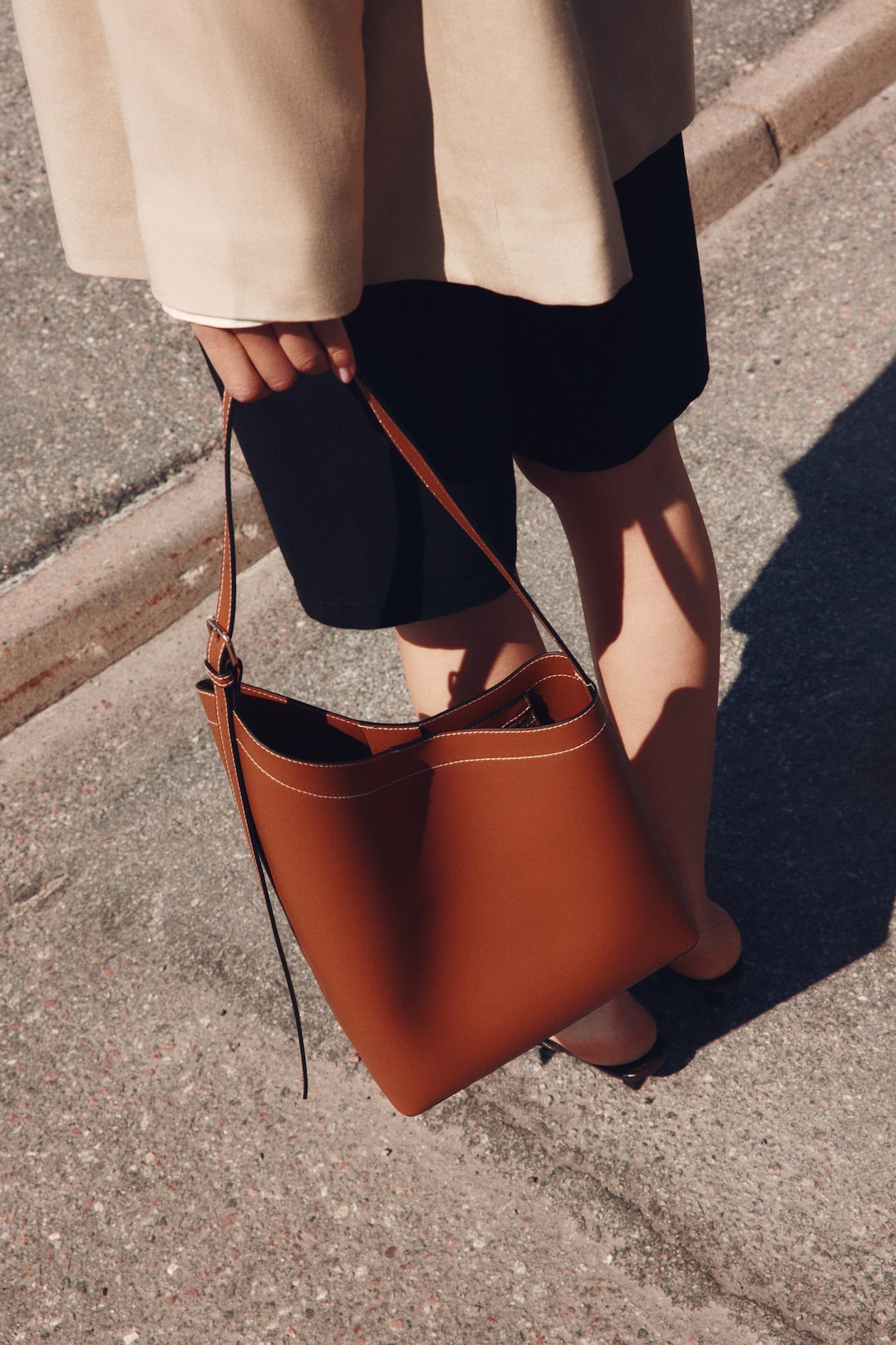 Asymmetrical Shopper Bag