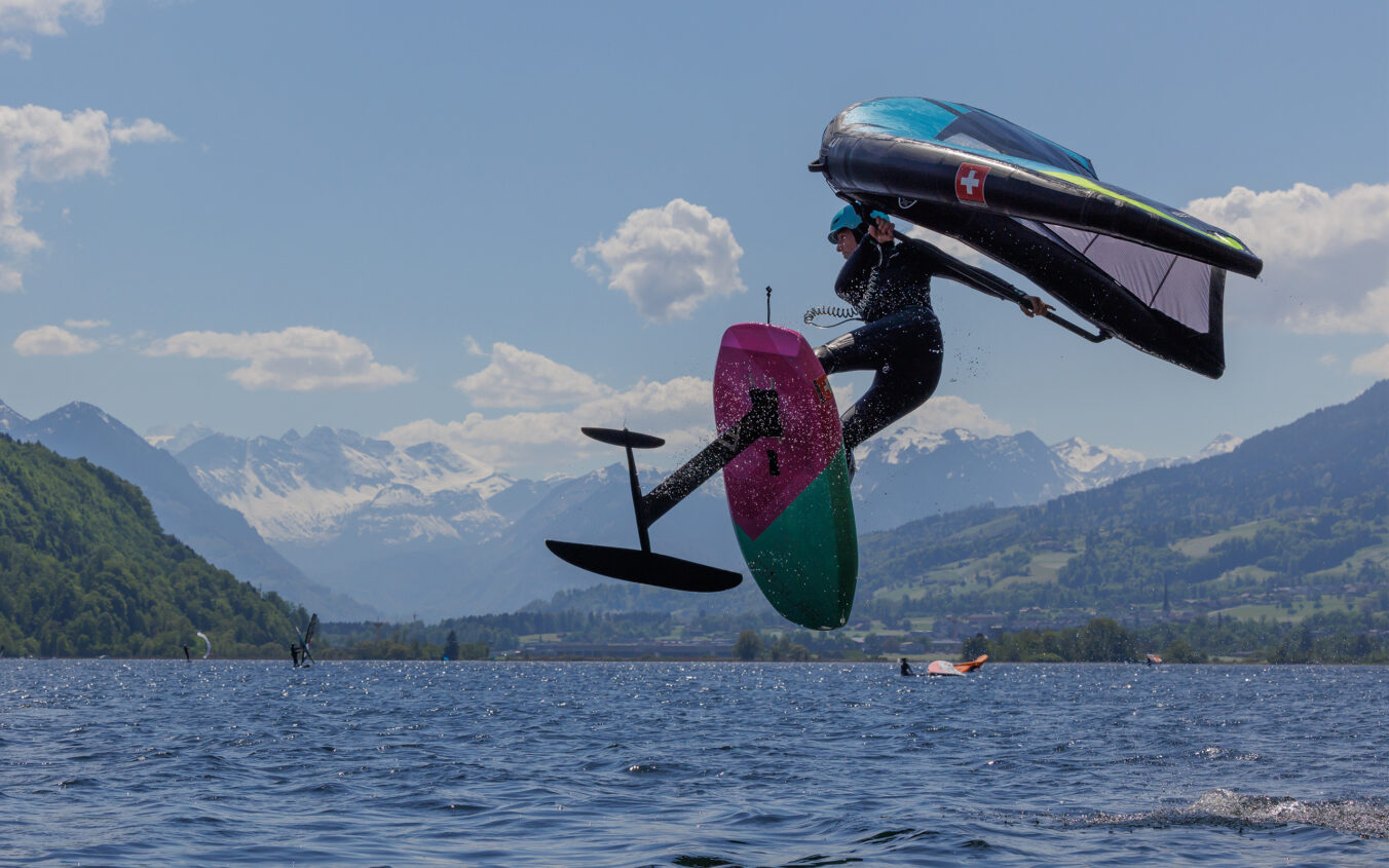 ENSIS Topspin II Yellow/Blue incl. Carbon Boom 