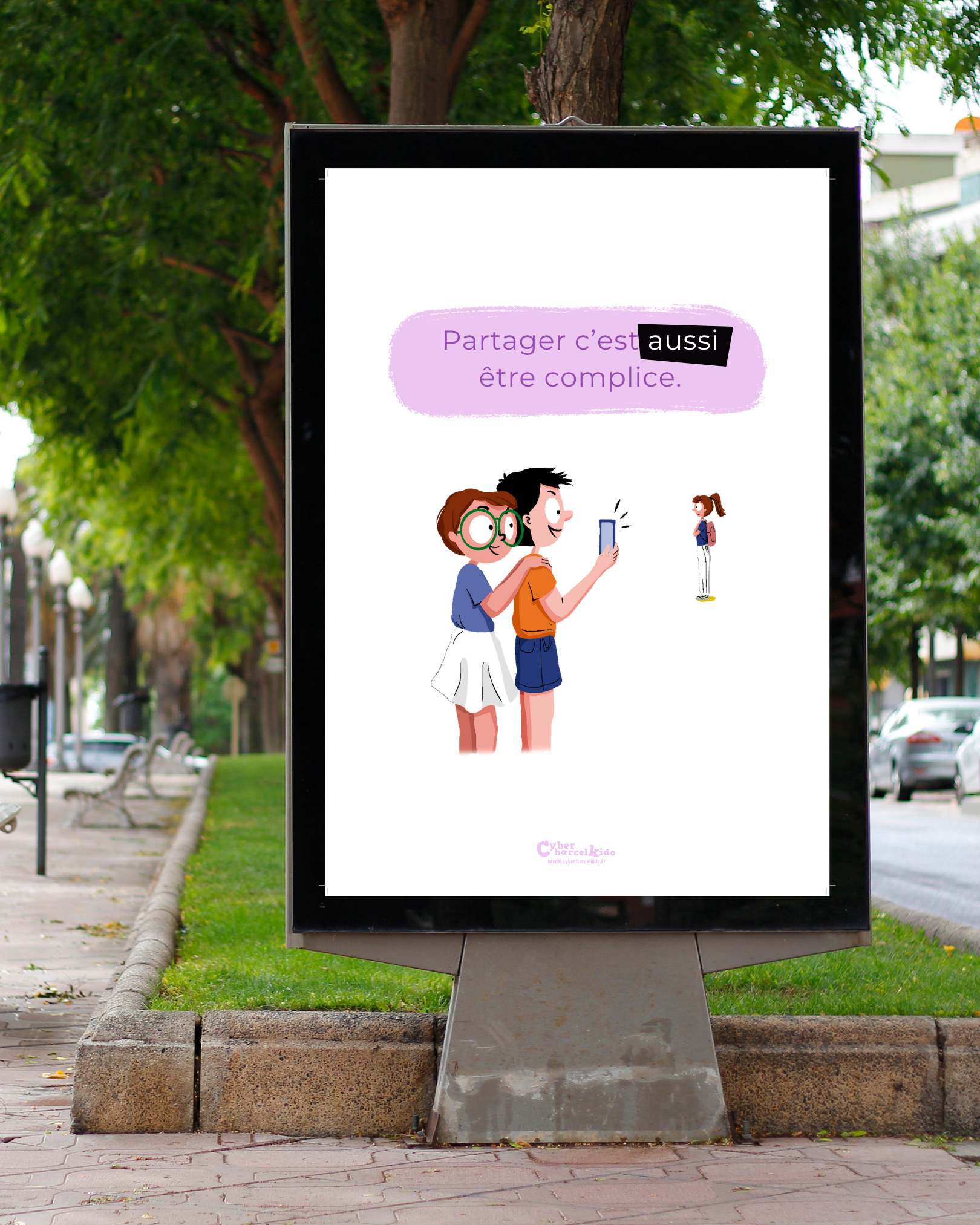 Affiche A2 "Partager c'est aussi être complice"