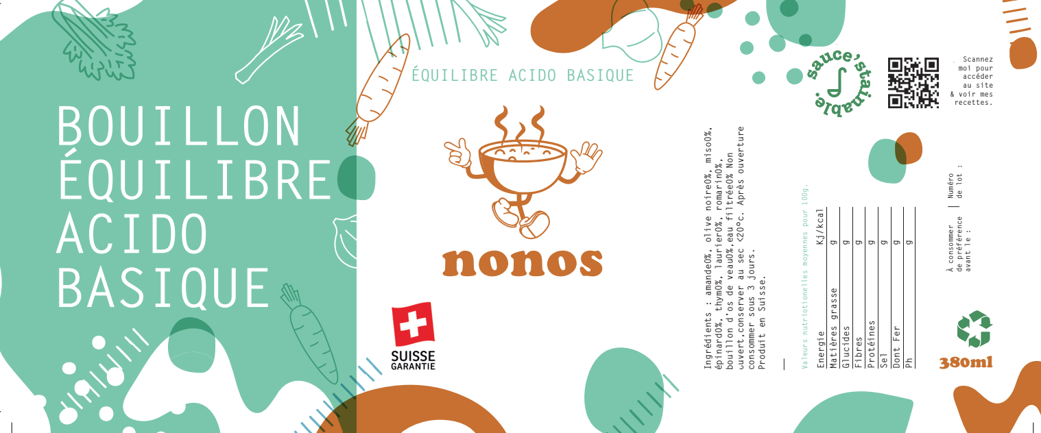 Bouillon concentré pour  Équilibre Acido Basique - 440mL