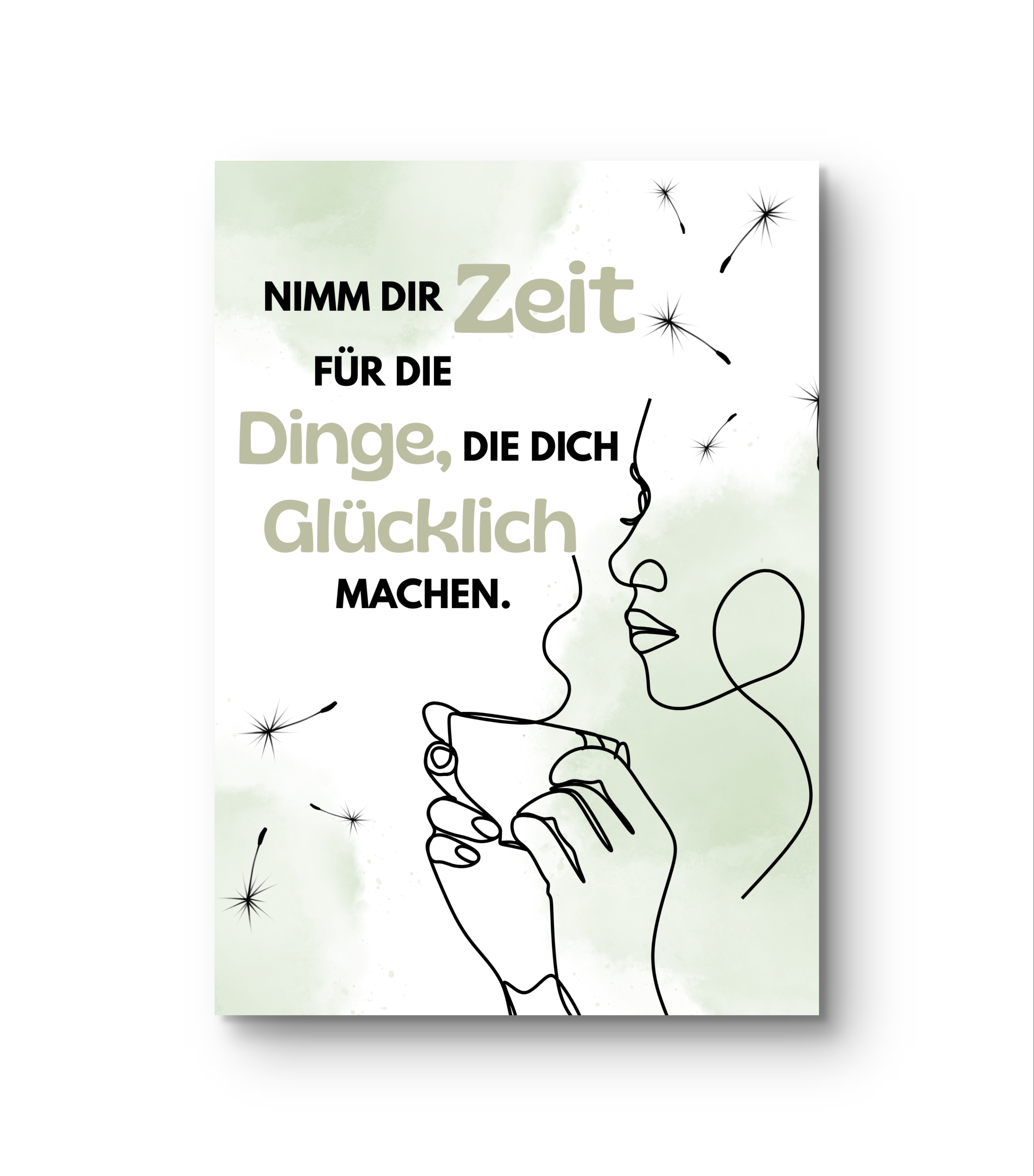 Digital Print I Karte und Lesezeichen