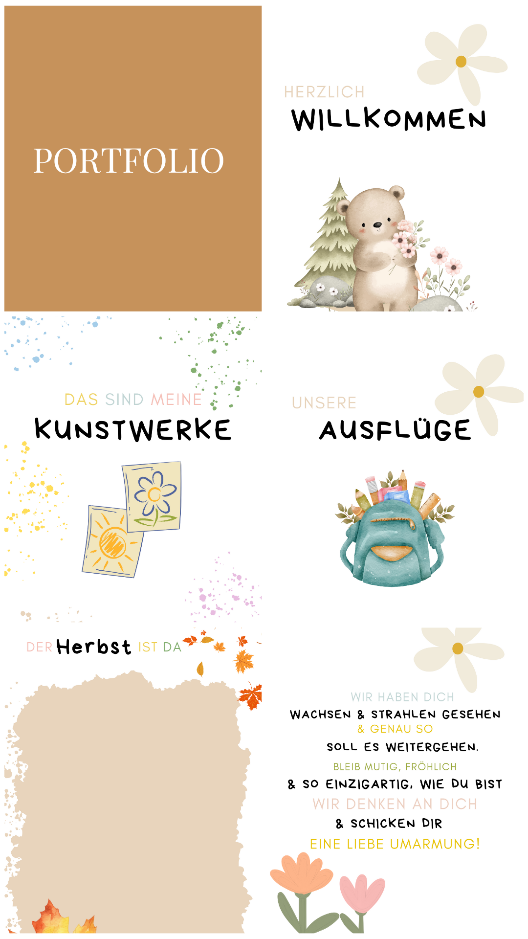 Portfolio Krippenordner (50 Seiten)