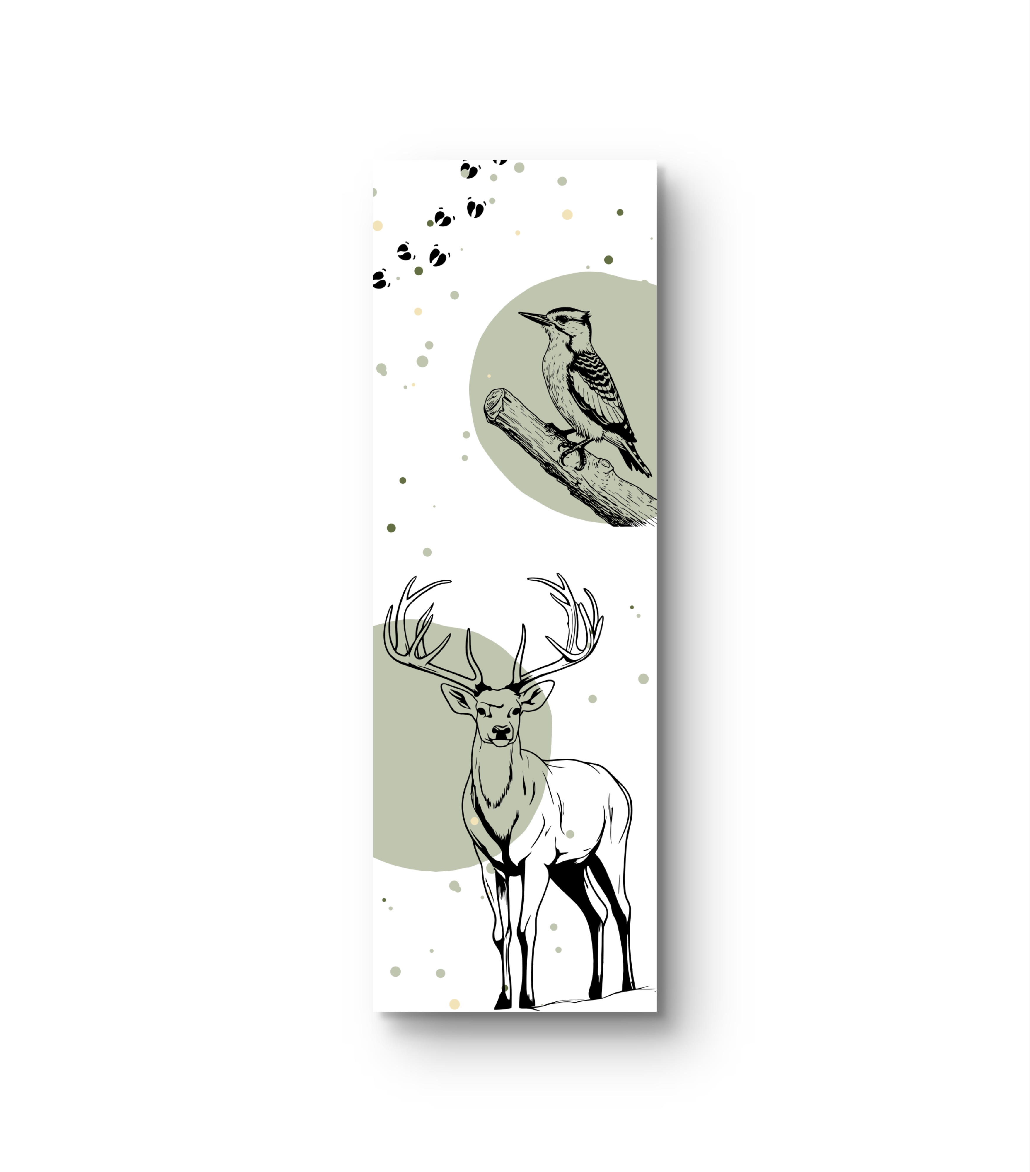 Wald Hirsch I Specht