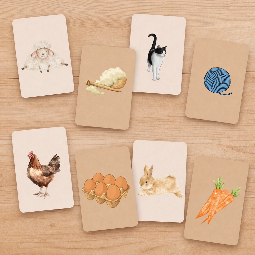 Lernkarten-Spiel 24 Paare - Zottel & Franzi (Bestseller Hardcover Buch)