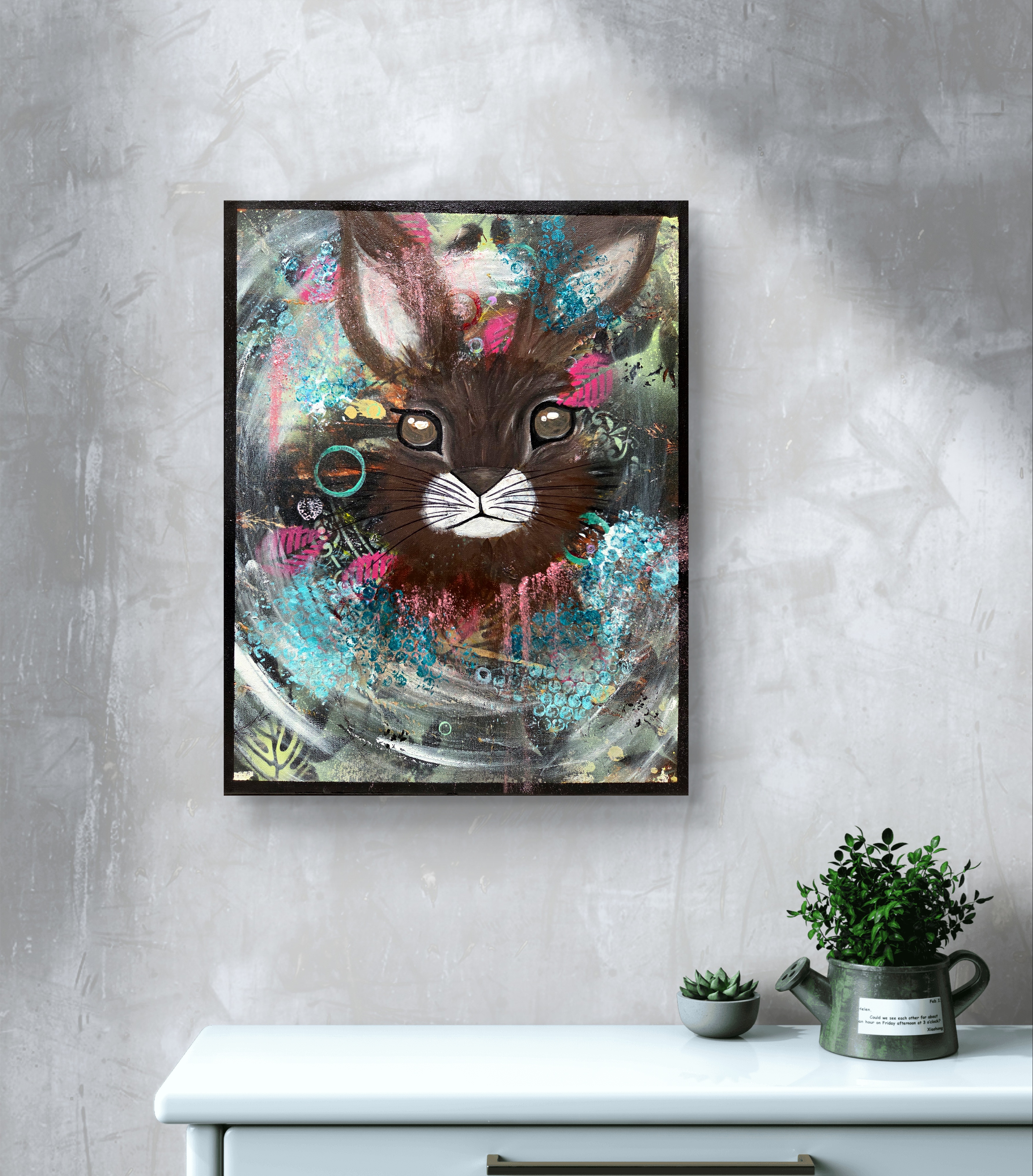 Leinwandbild Hase