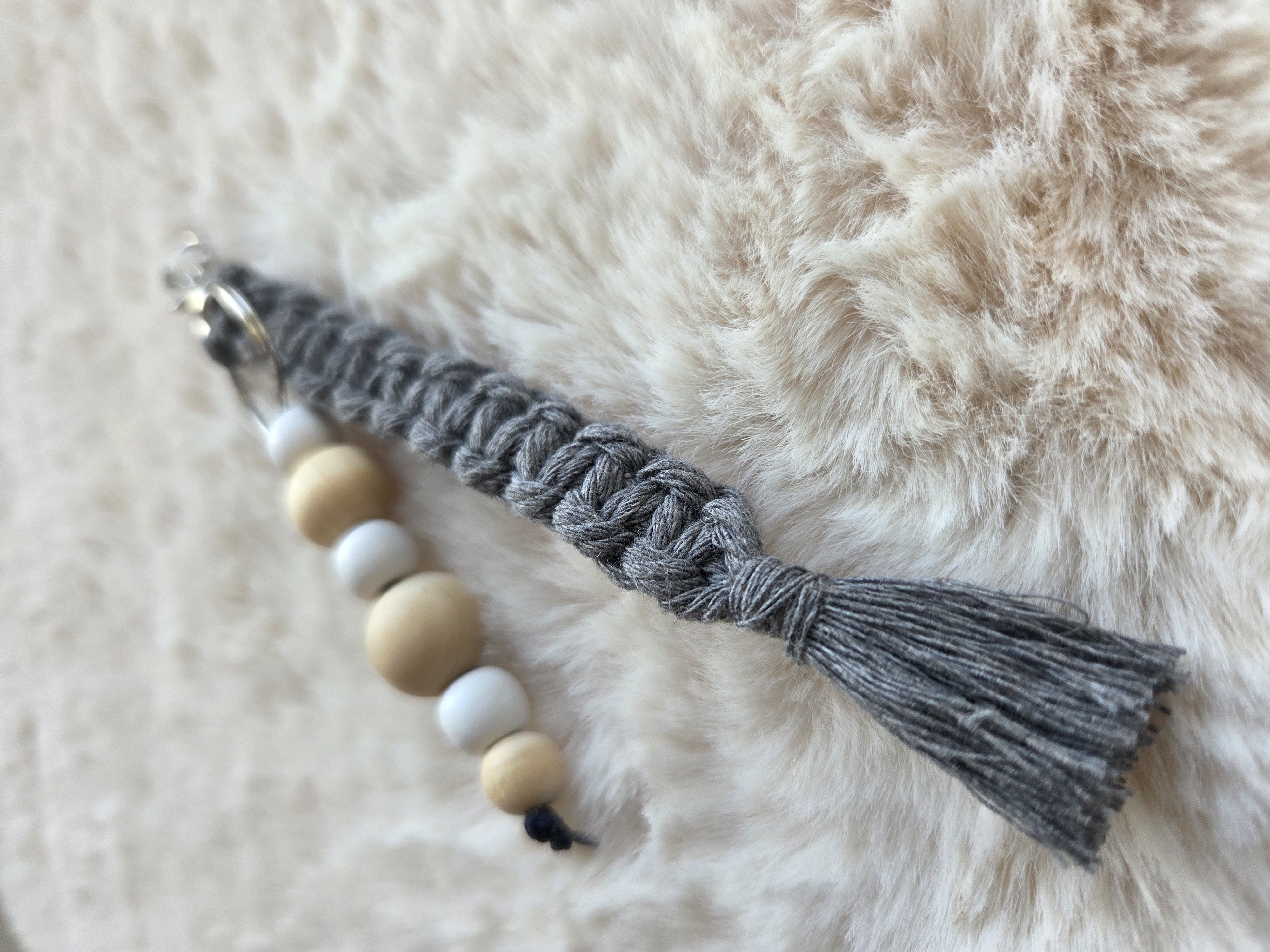 Anhänger Makramee I Perlen