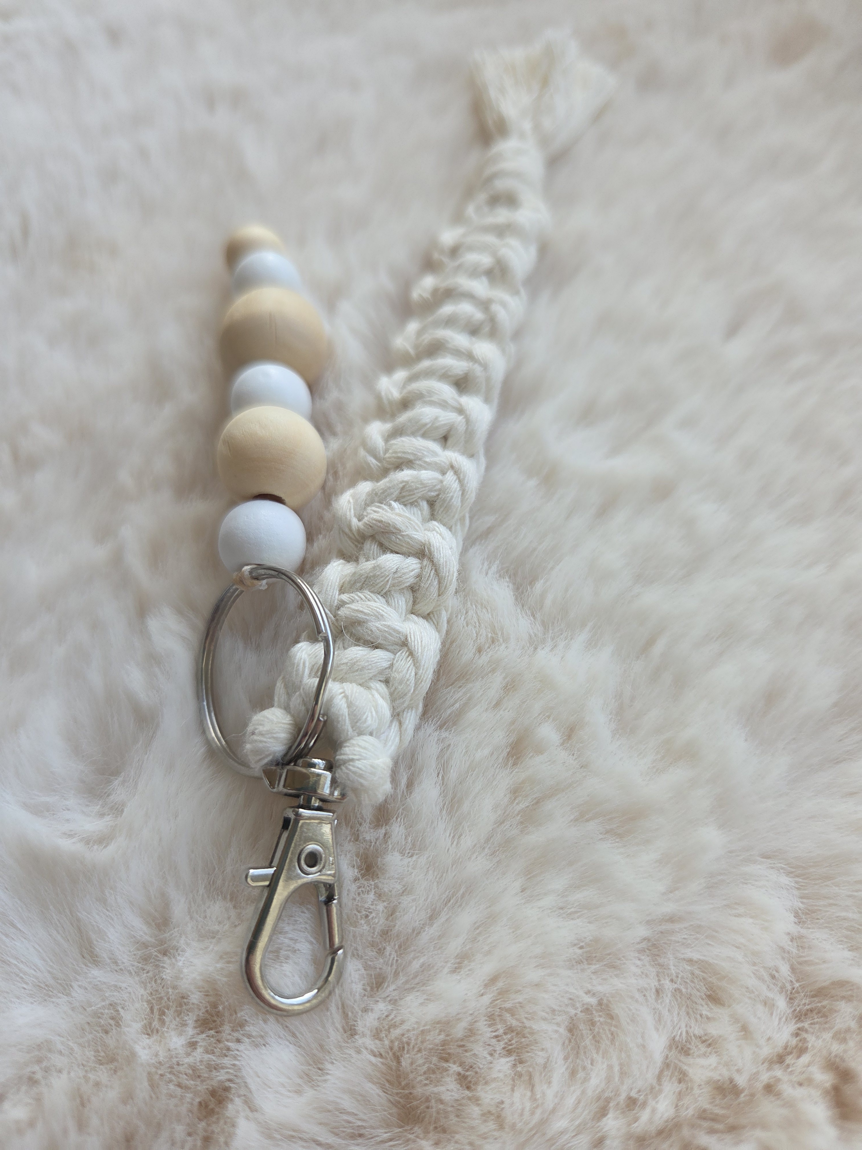 Anhänger Makramee I Perlen