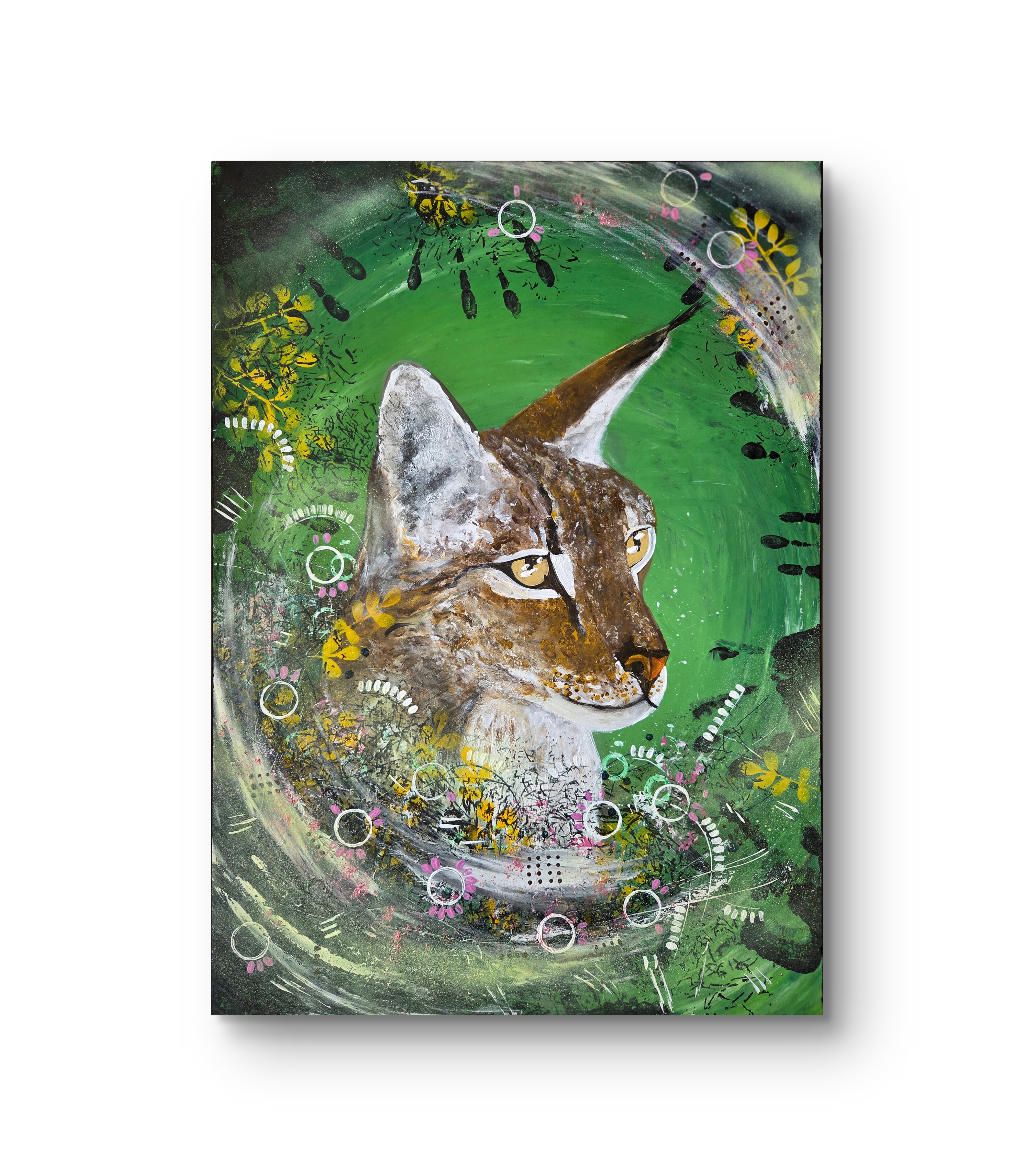 Leinwandbild Luchs