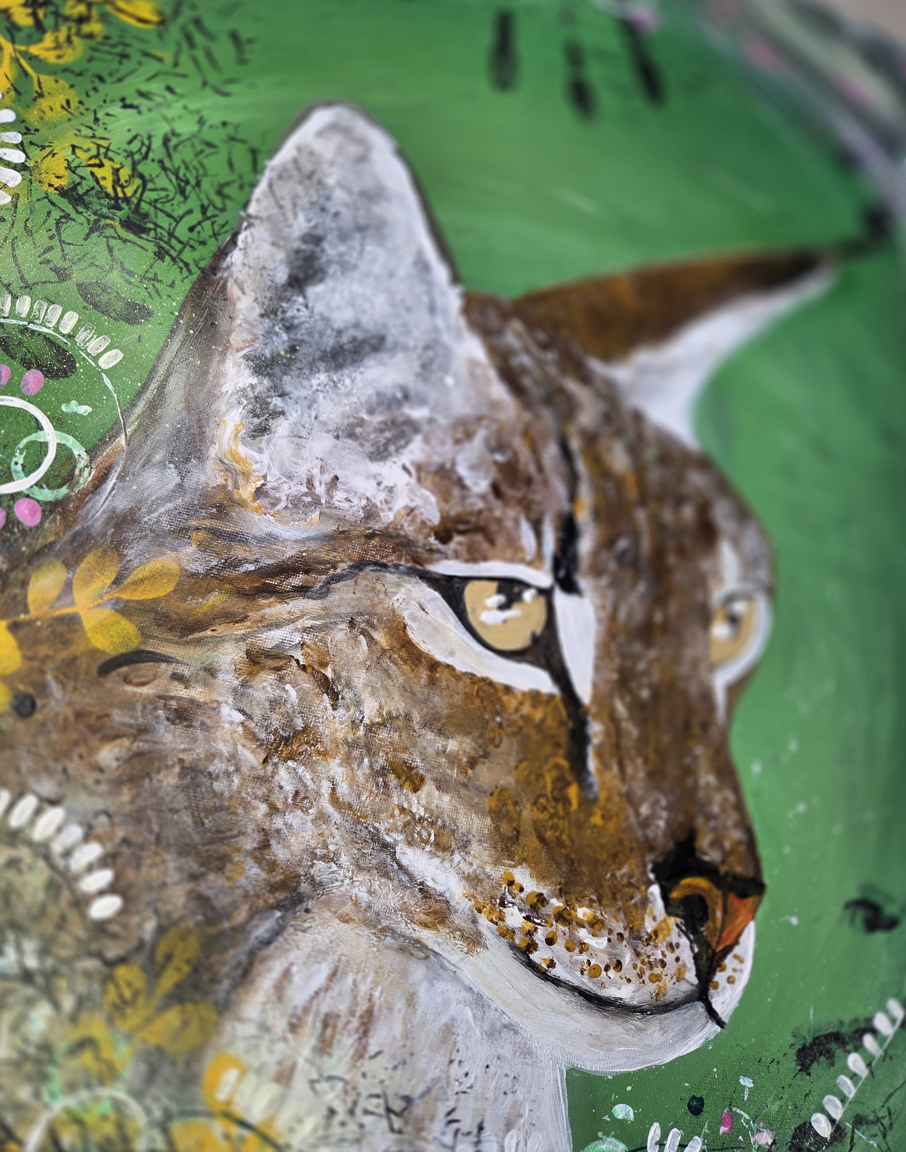 Leinwandbild Luchs