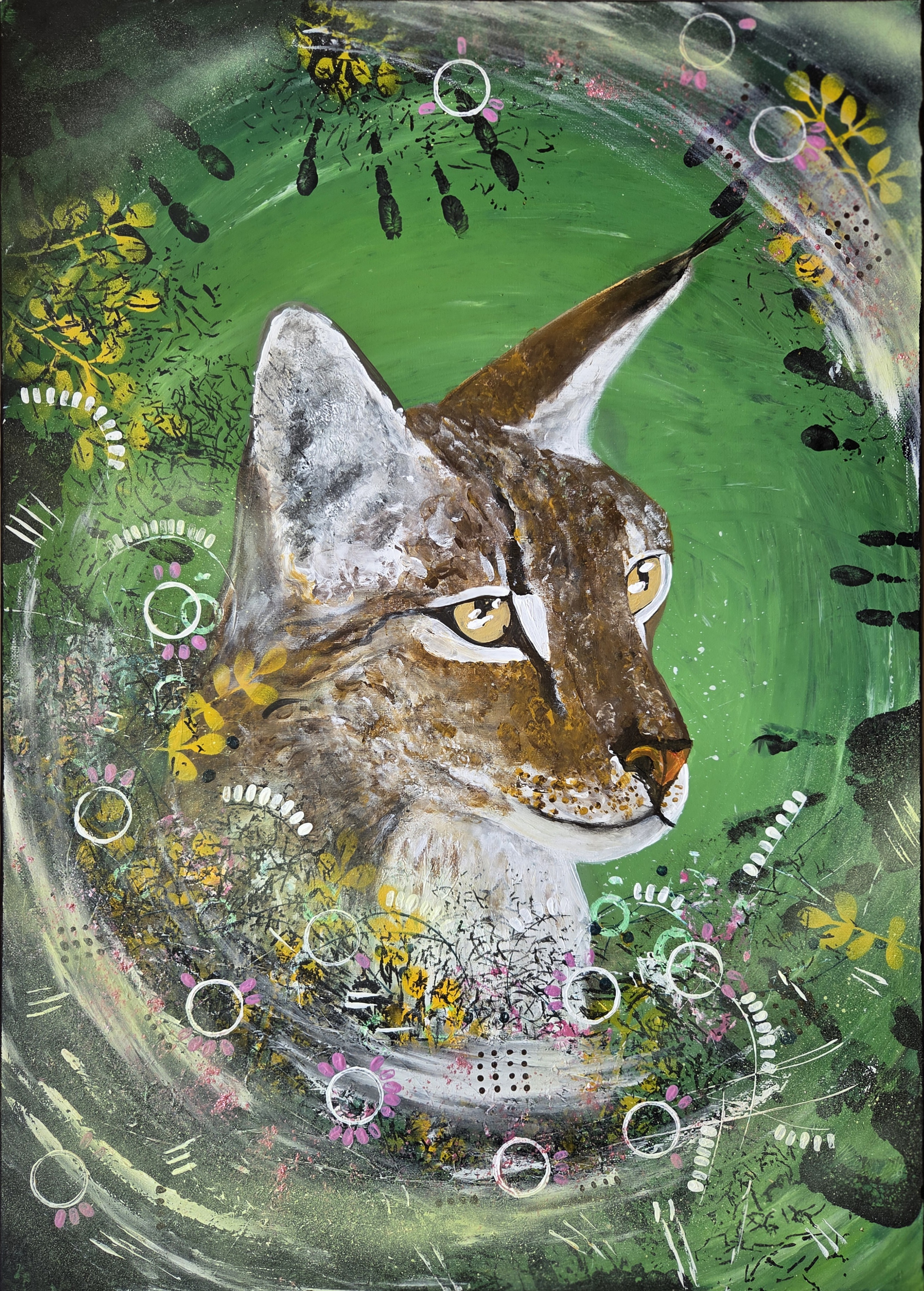 Leinwandbild Luchs