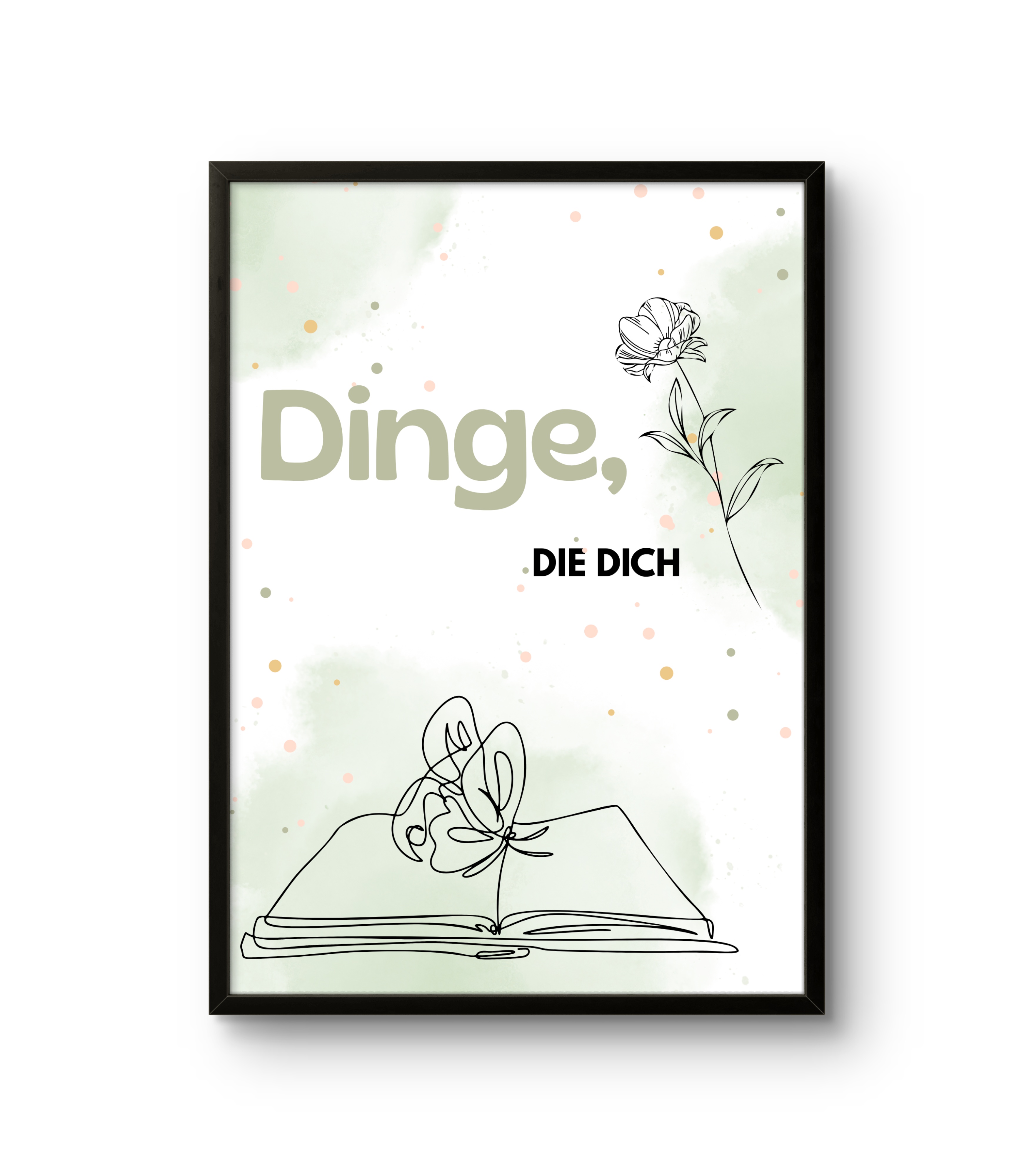 3 Digital Prints I Karte und Lesezeichen