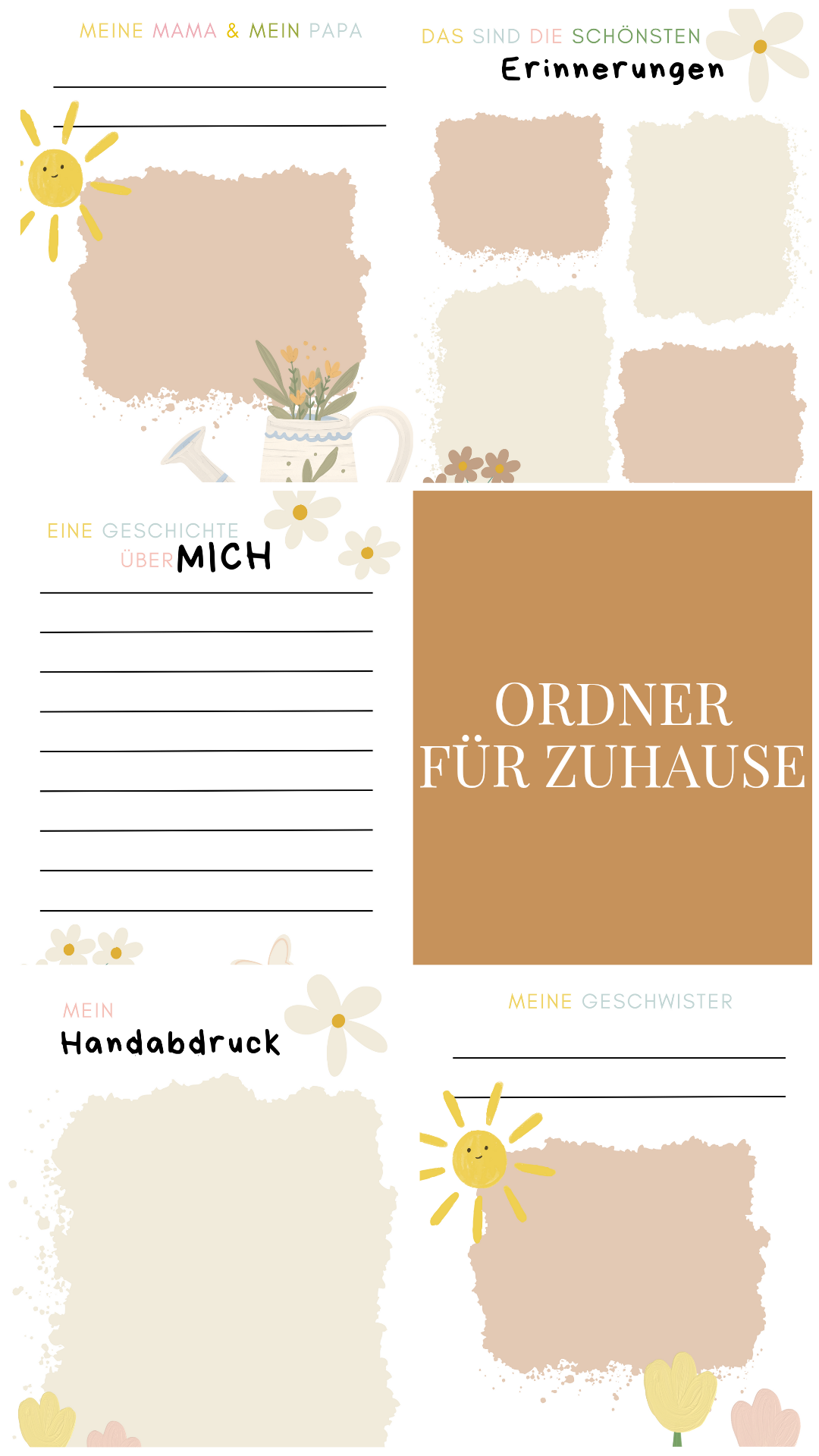 Portfolio Meine Zeit Zuhause (50 Seiten)