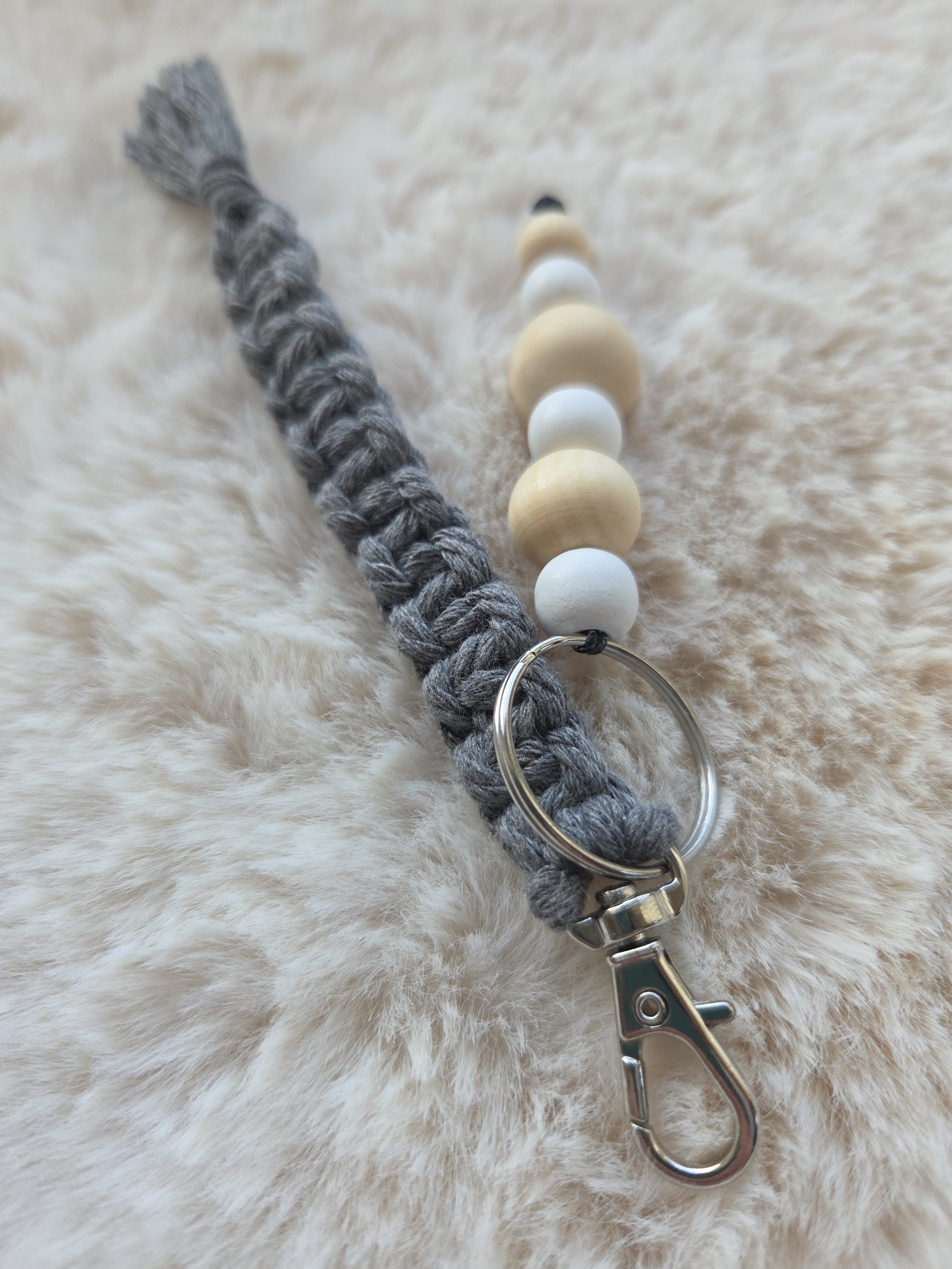 Anhänger Makramee I Perlen