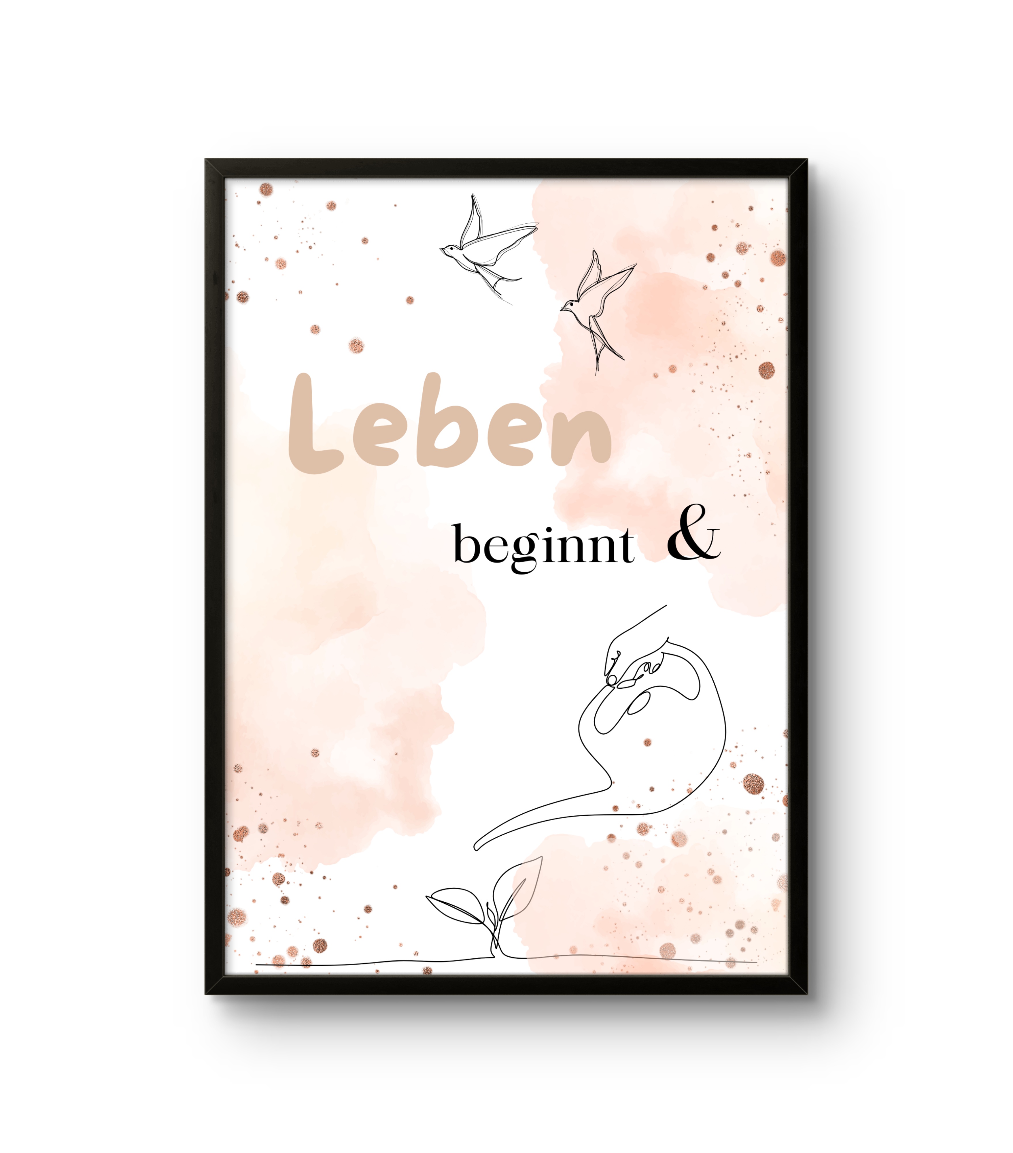 3 Digital Prints I Karte und Lesezeichen