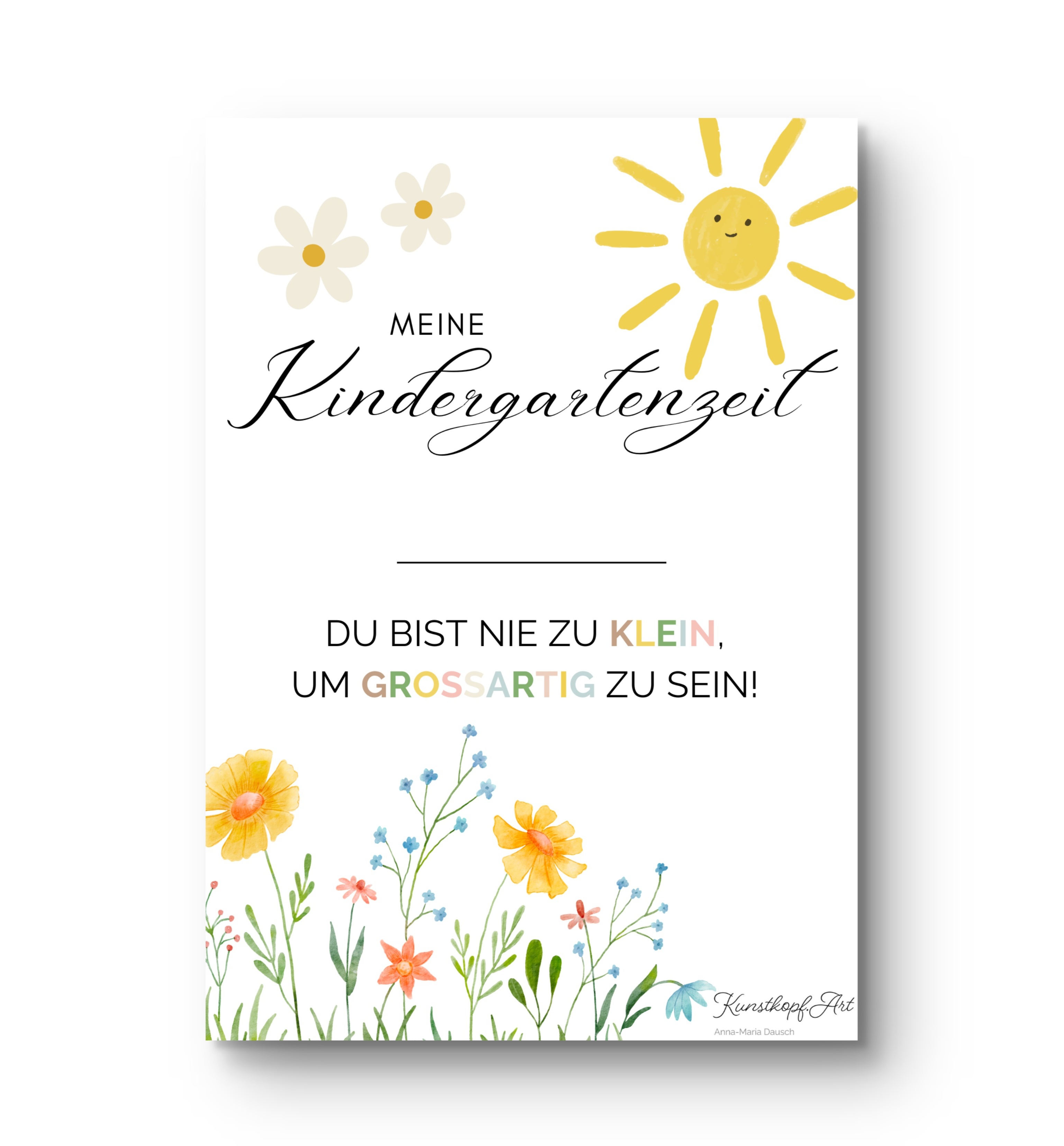 Portfolio Kindergartenordner (50 Seiten)