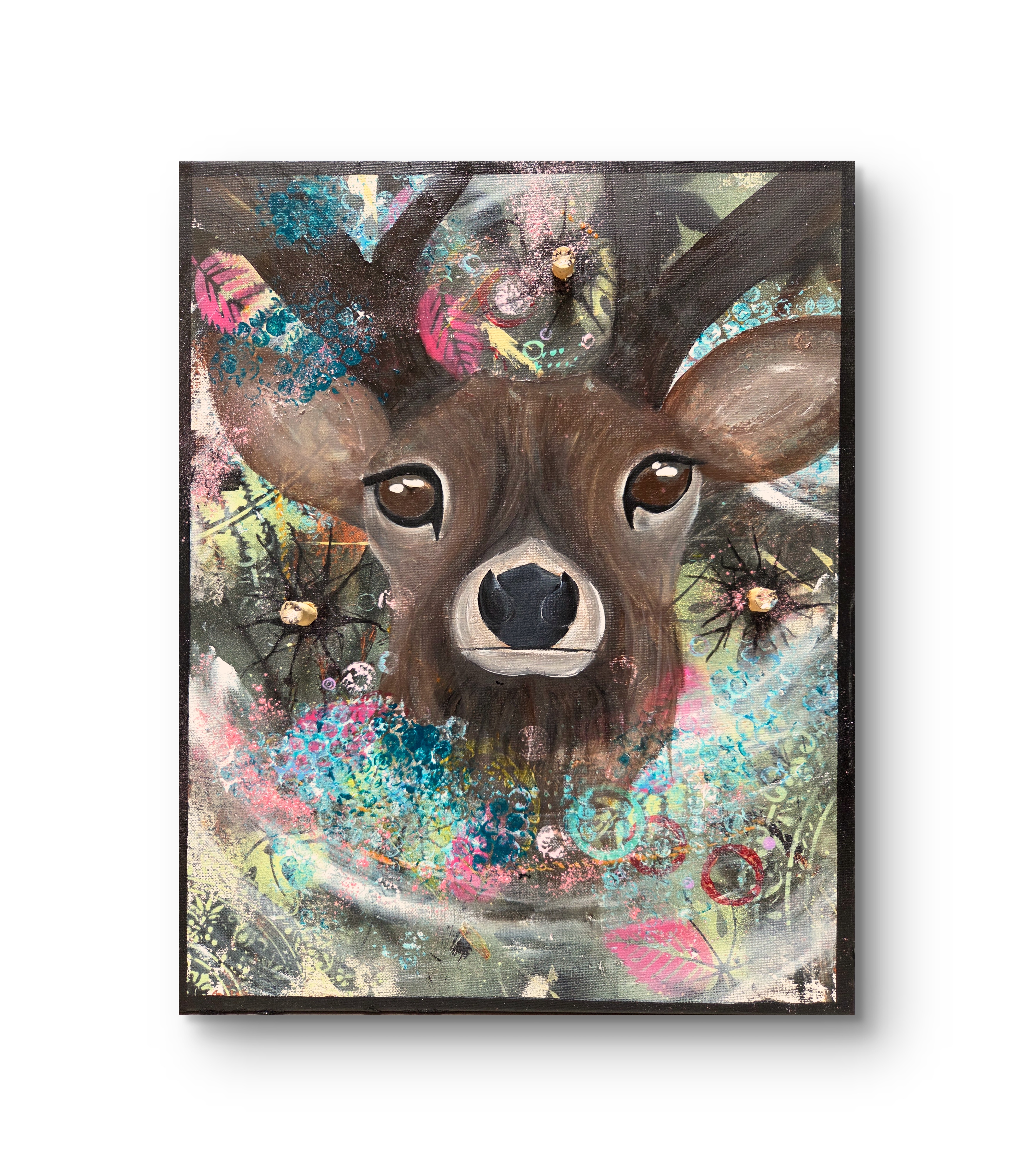 Leinwandbild Hirsch
