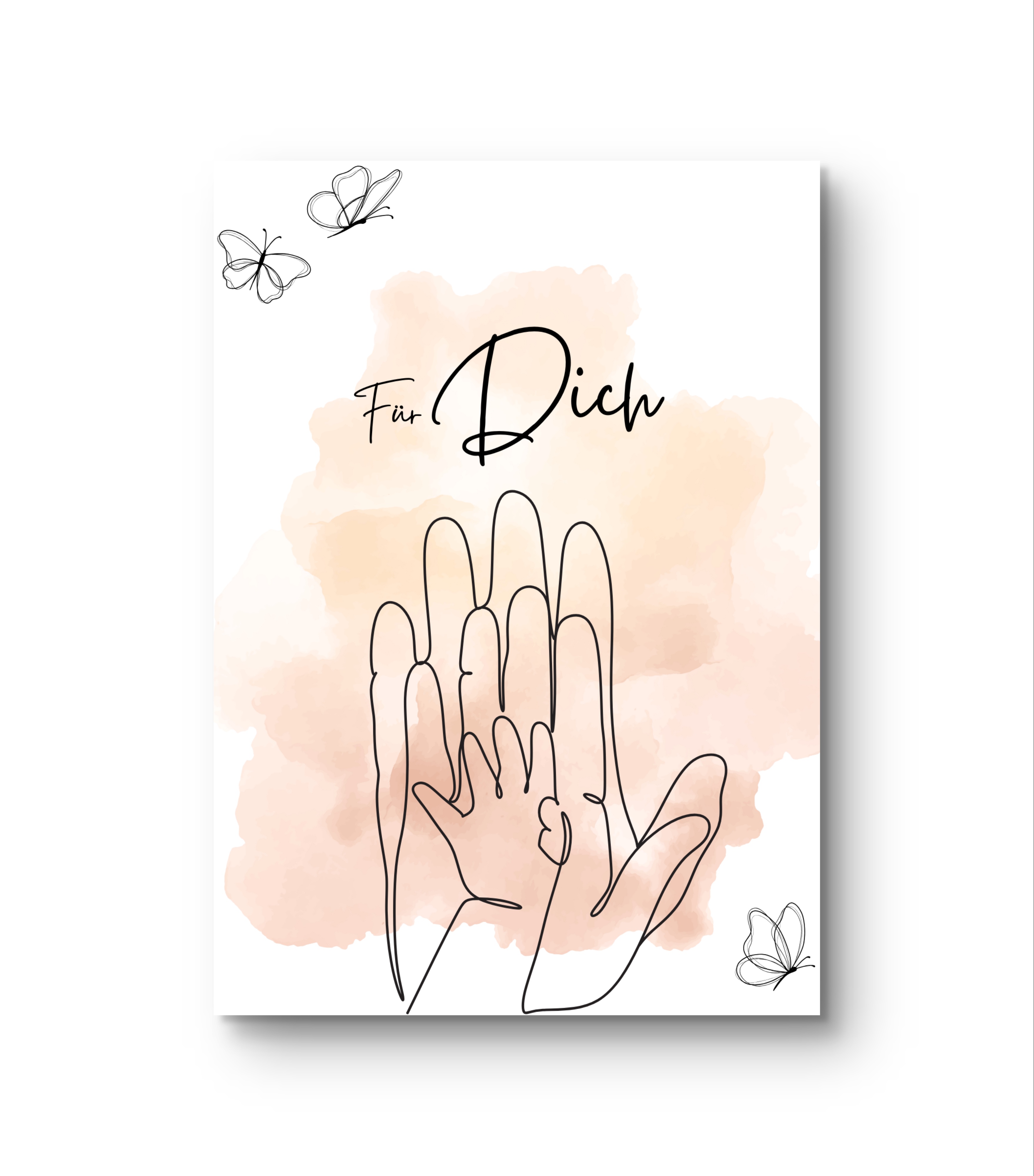 Digital Print I Karte und Lesezeichen