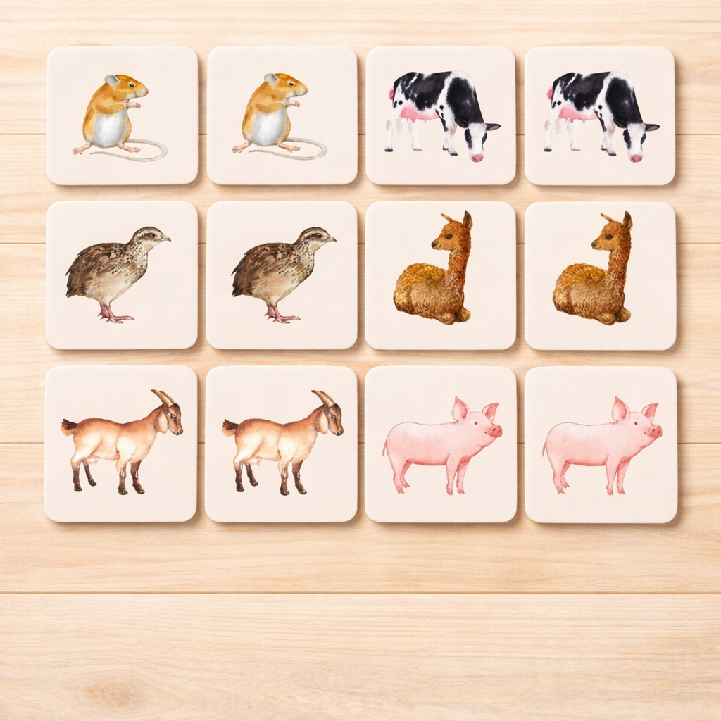 Memospiel 24 Paare - Zottel & Franzi (Bestseller Hardcover Buch)