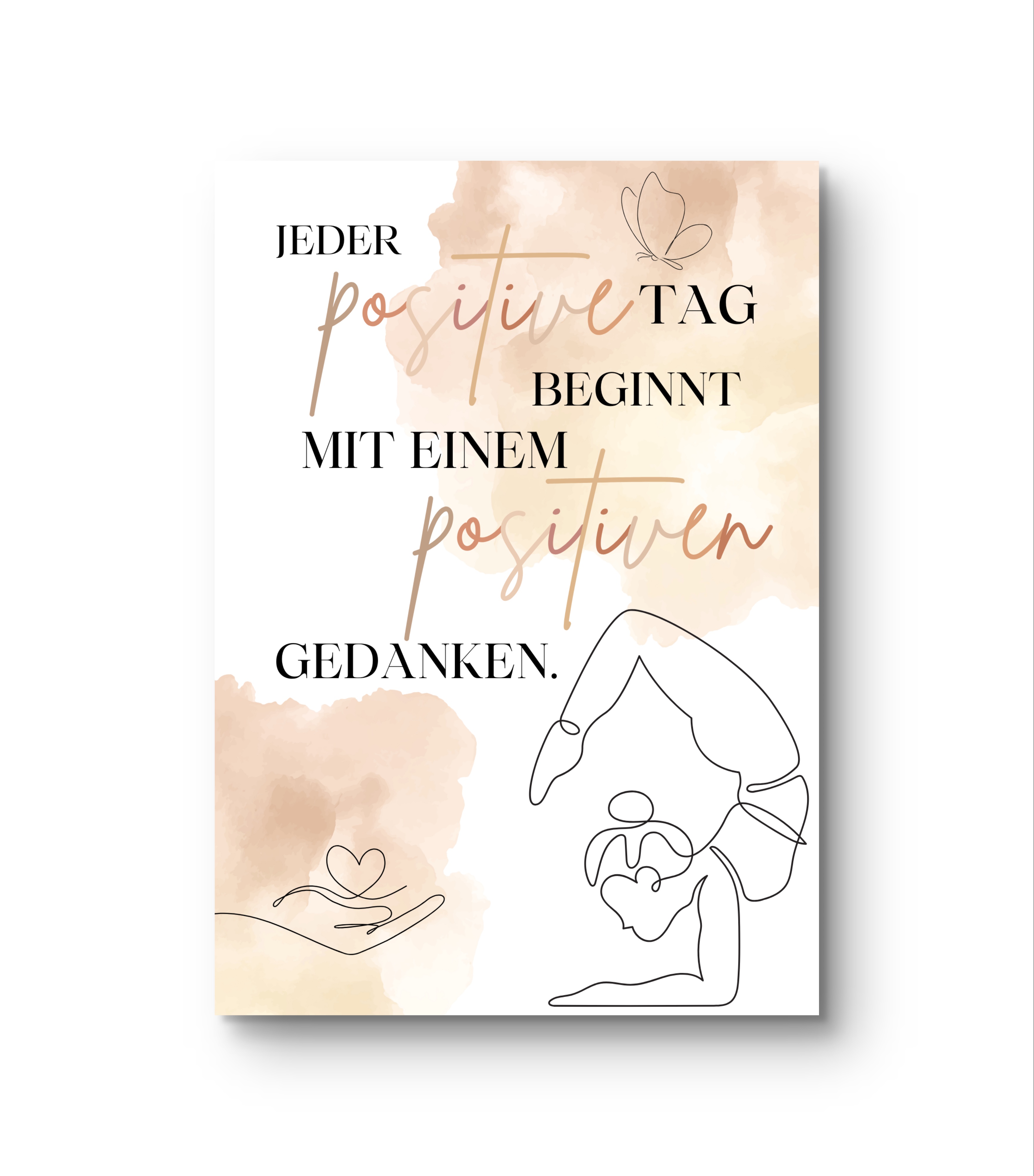 Digital Print I Karte und Lesezeichen