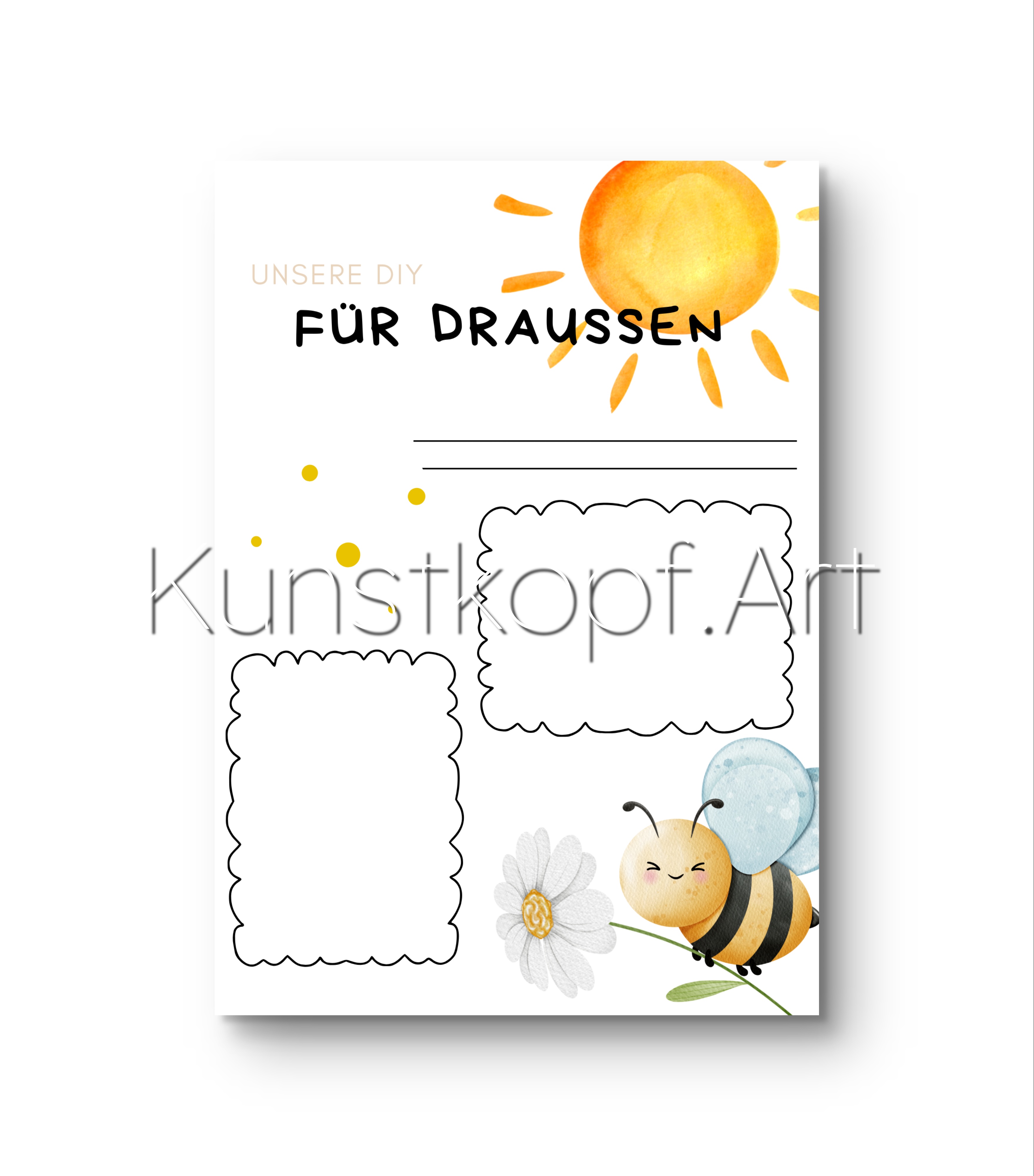 Unsere DIY Ideen & Waldwichteln, sowie Portfolie für eure eigenen Ideen (35 Seiten)