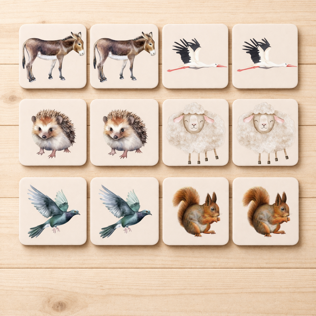 Memospiel 24 Paare - Zottel & Franzi (Bestseller Hardcover Buch)