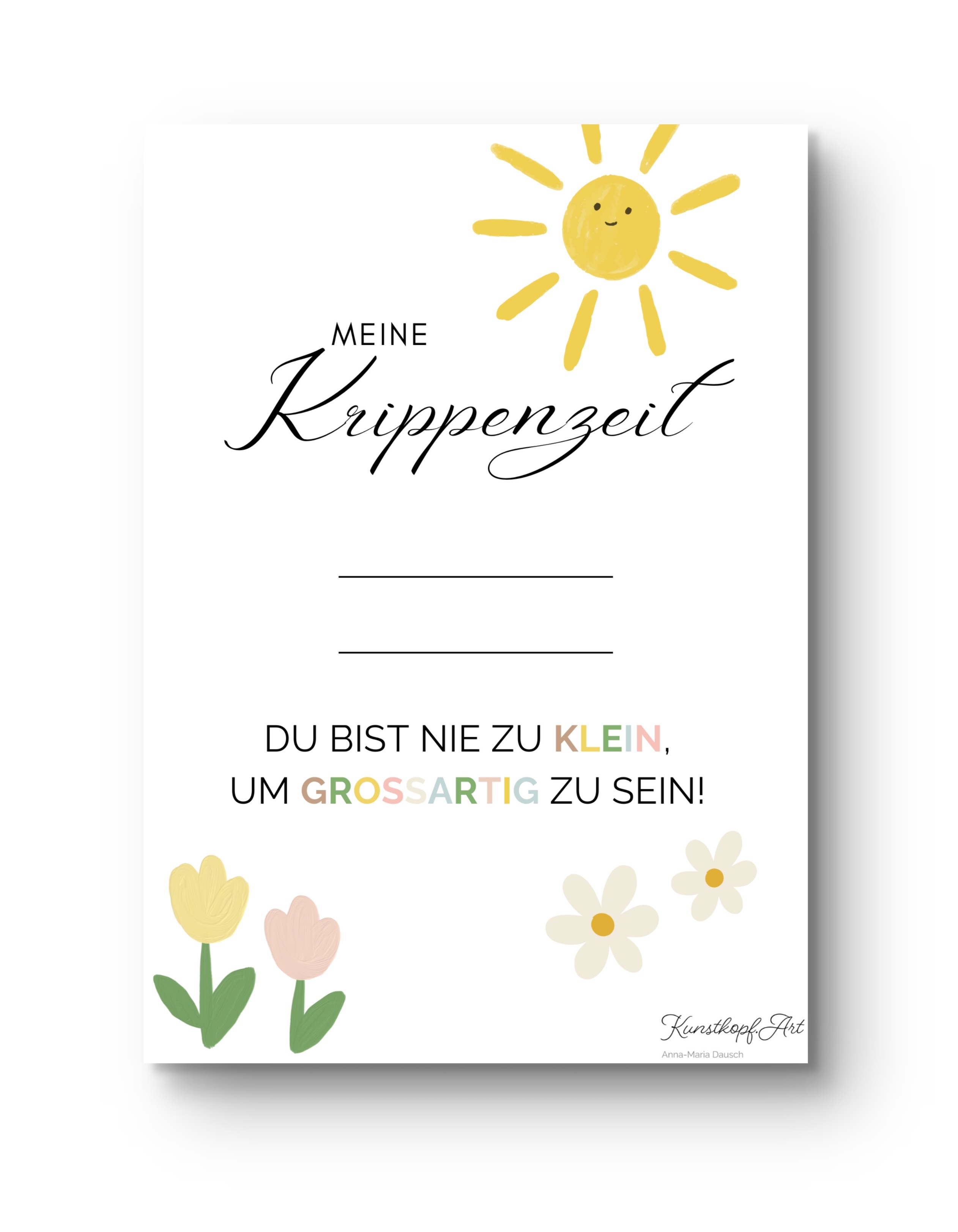 Portfolio Krippenordner (50 Seiten)