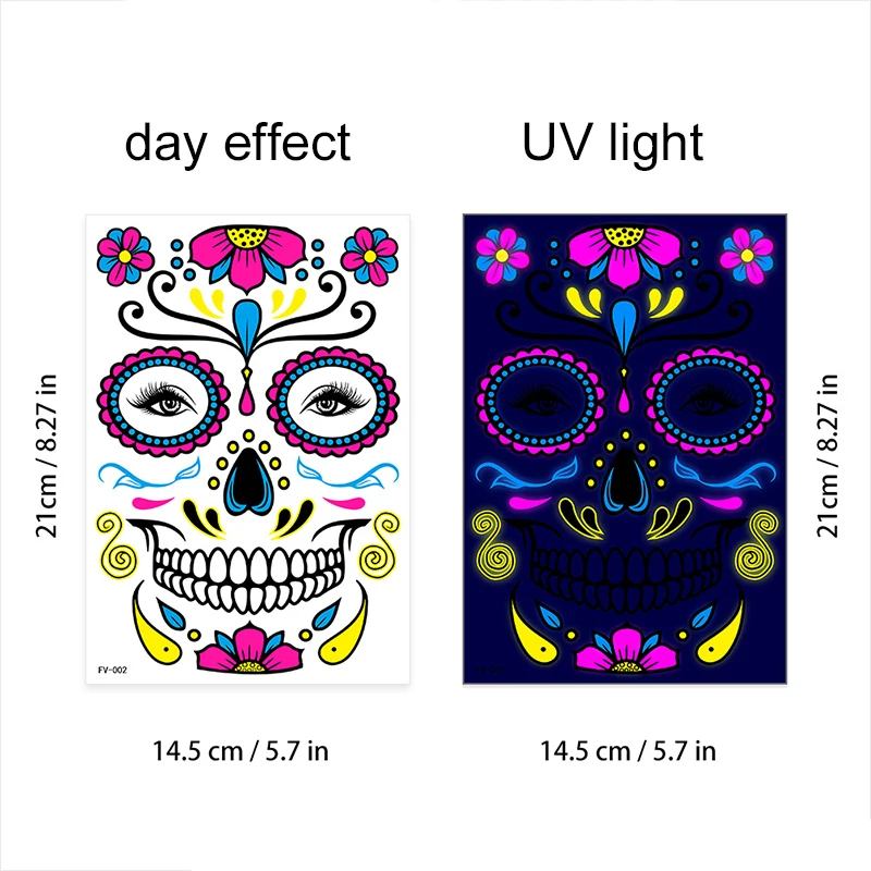 Diseños de Tatuajes de Halloween: Catrinas y Colores Vibrantes