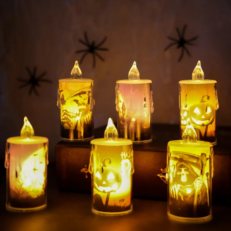 Vela decorativa de Halloween