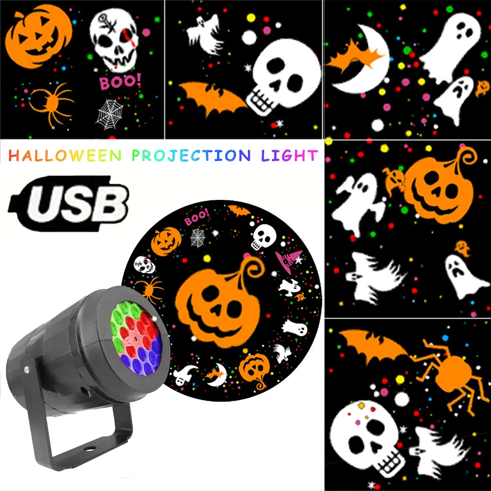 Proyector LED de Halloween
