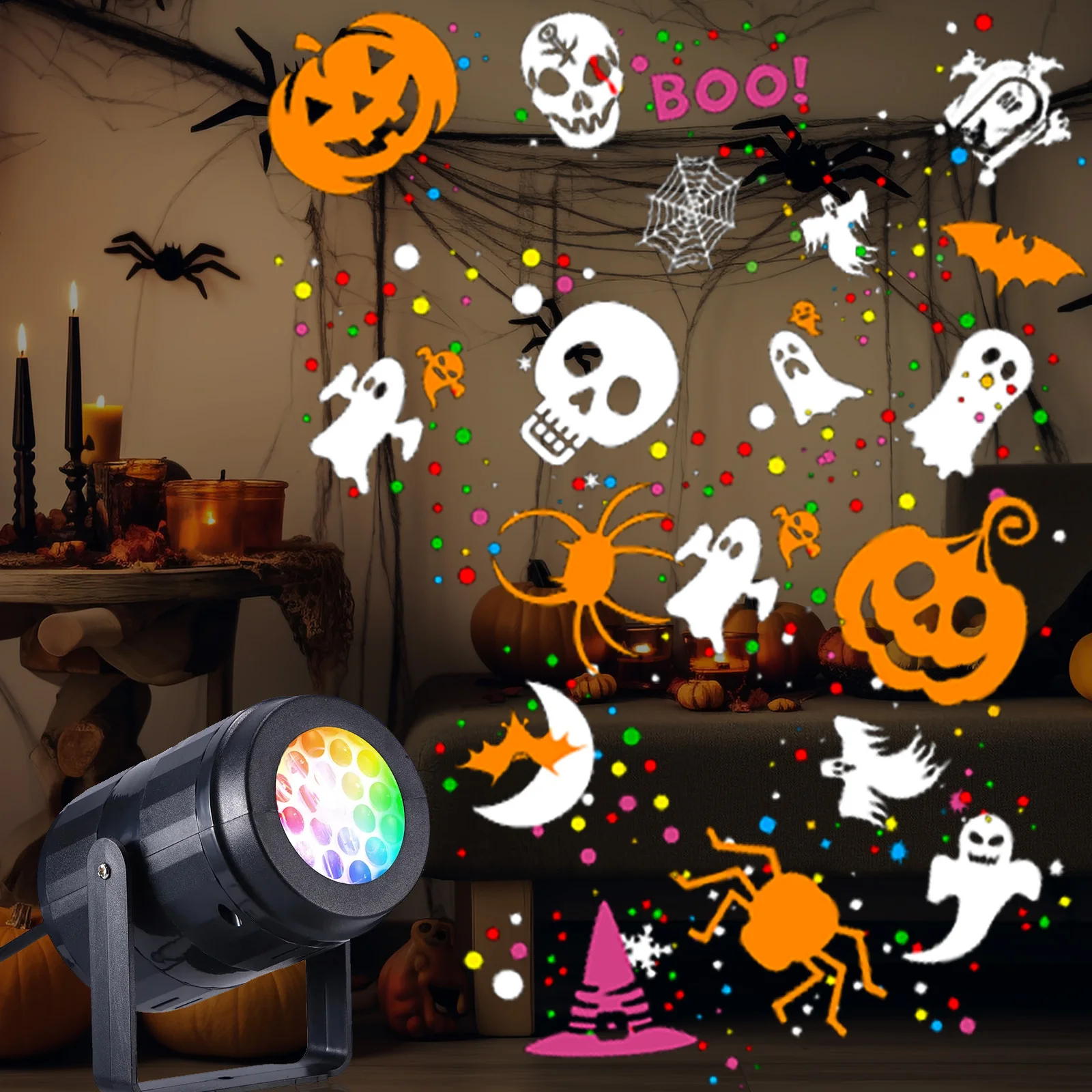 Proyector LED de Halloween