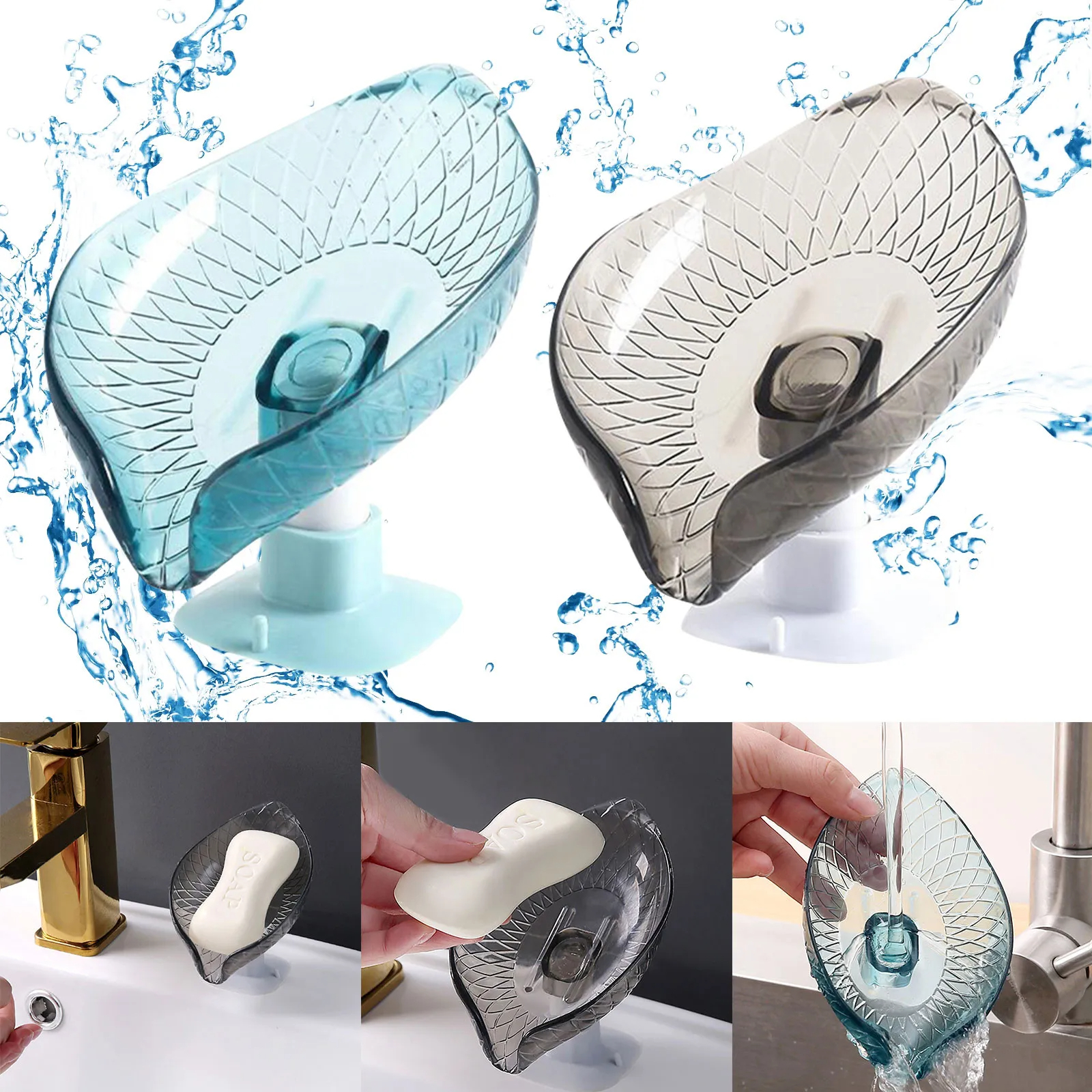 Soporte para Jabón Autodrenante con textura