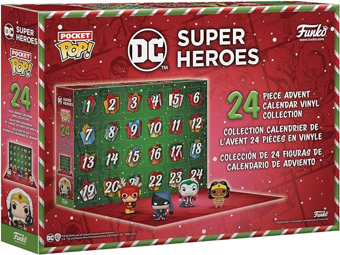 Calendario De Adviento Dc Superhéroes Funko Pop