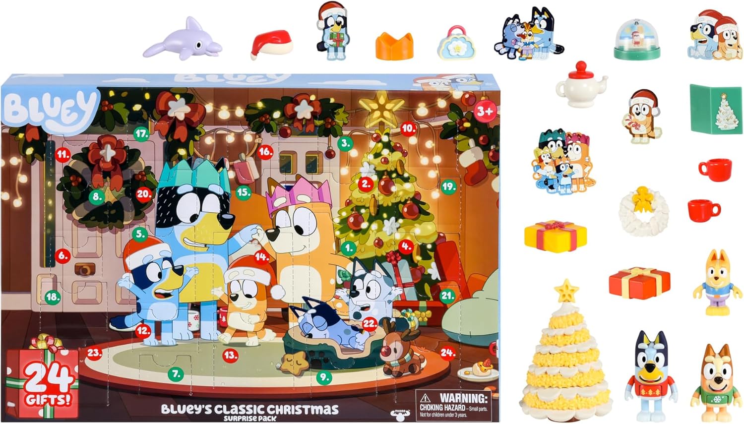 Calendario de Adviento Bluey