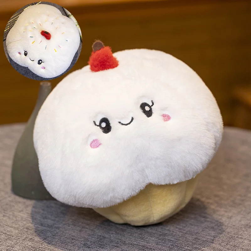 Peluche de pastel con vela