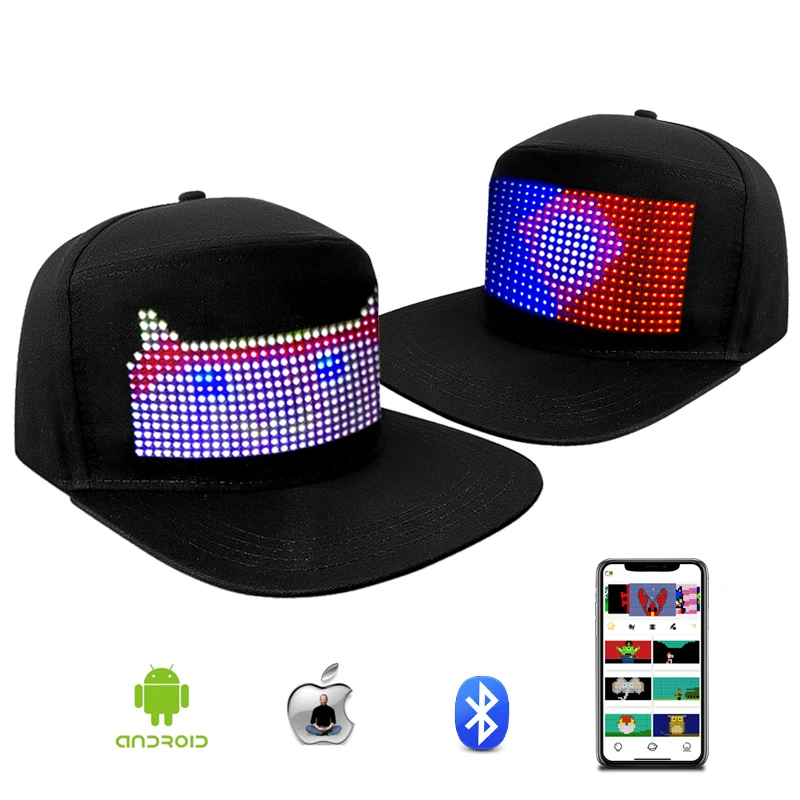 Gorra LED Programable