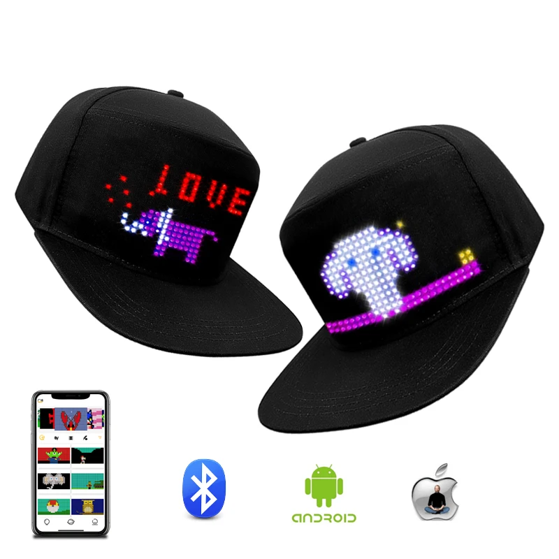 Gorra LED Programable