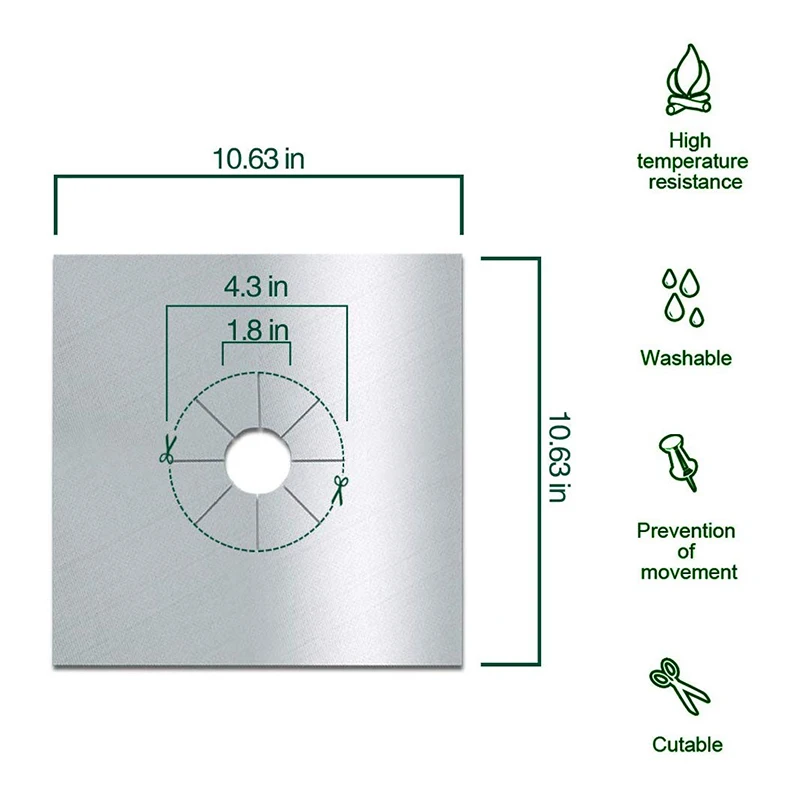 Protector para quemadores de Cocina