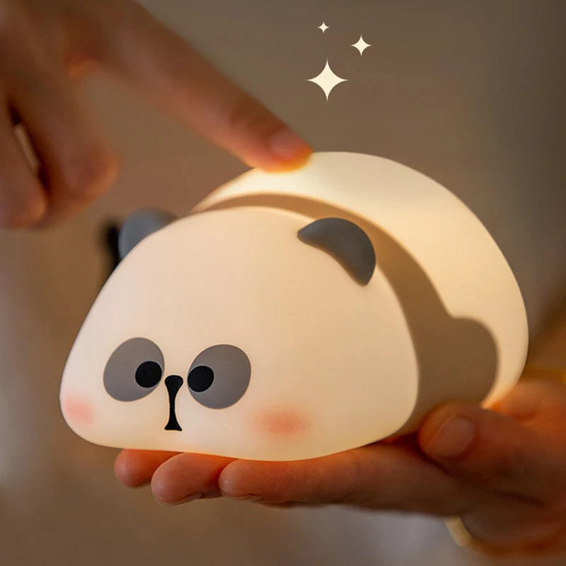 Lámpara de Silicona de Panda