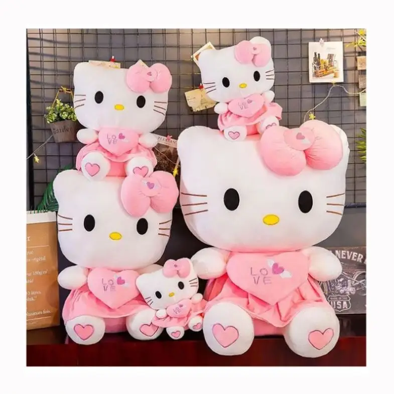 Peluche Hello Kitty  Suave y Adorable  de 25 cm.