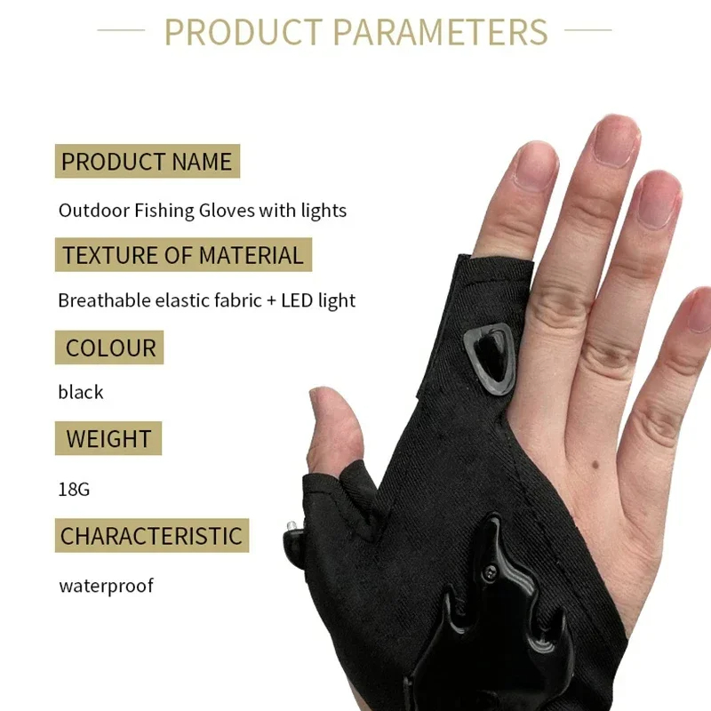 Guantes LED Recargables
