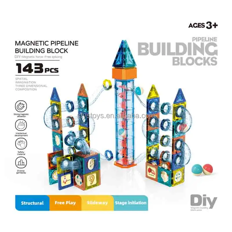 Set de Bloques Magnéticos de Construcción 