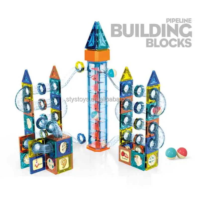 Set de Bloques Magnéticos de Construcción 
